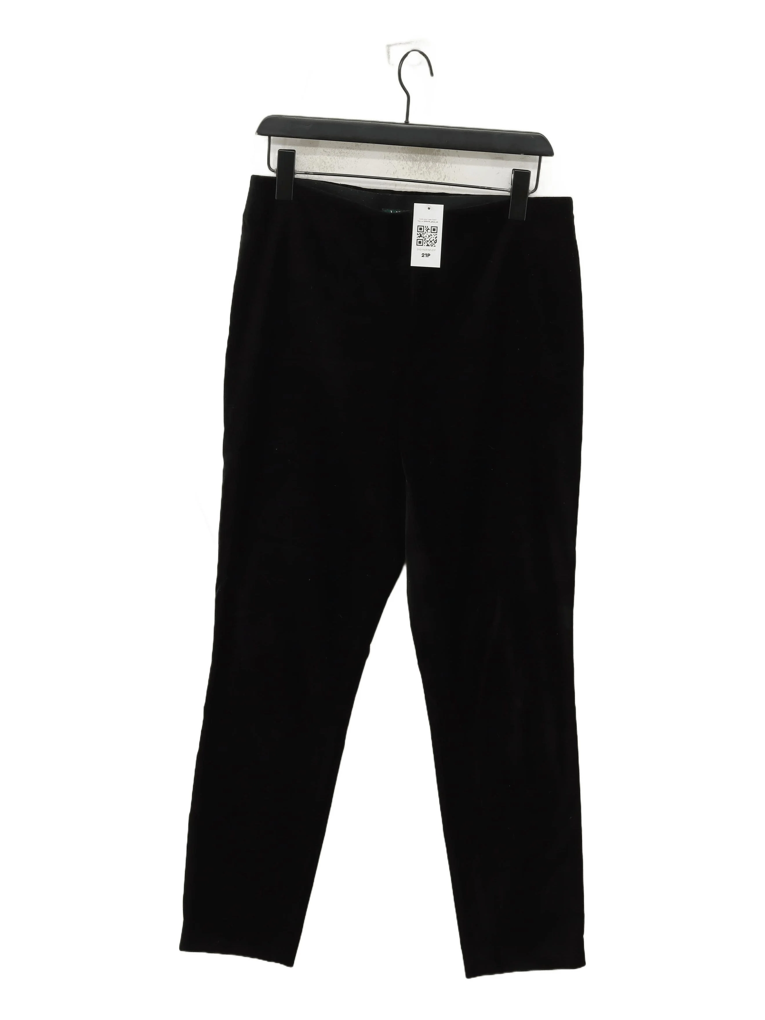RLX (RALPH LAUREN) Women's Trousers UK 10 Black Cotton with Elastane Chino