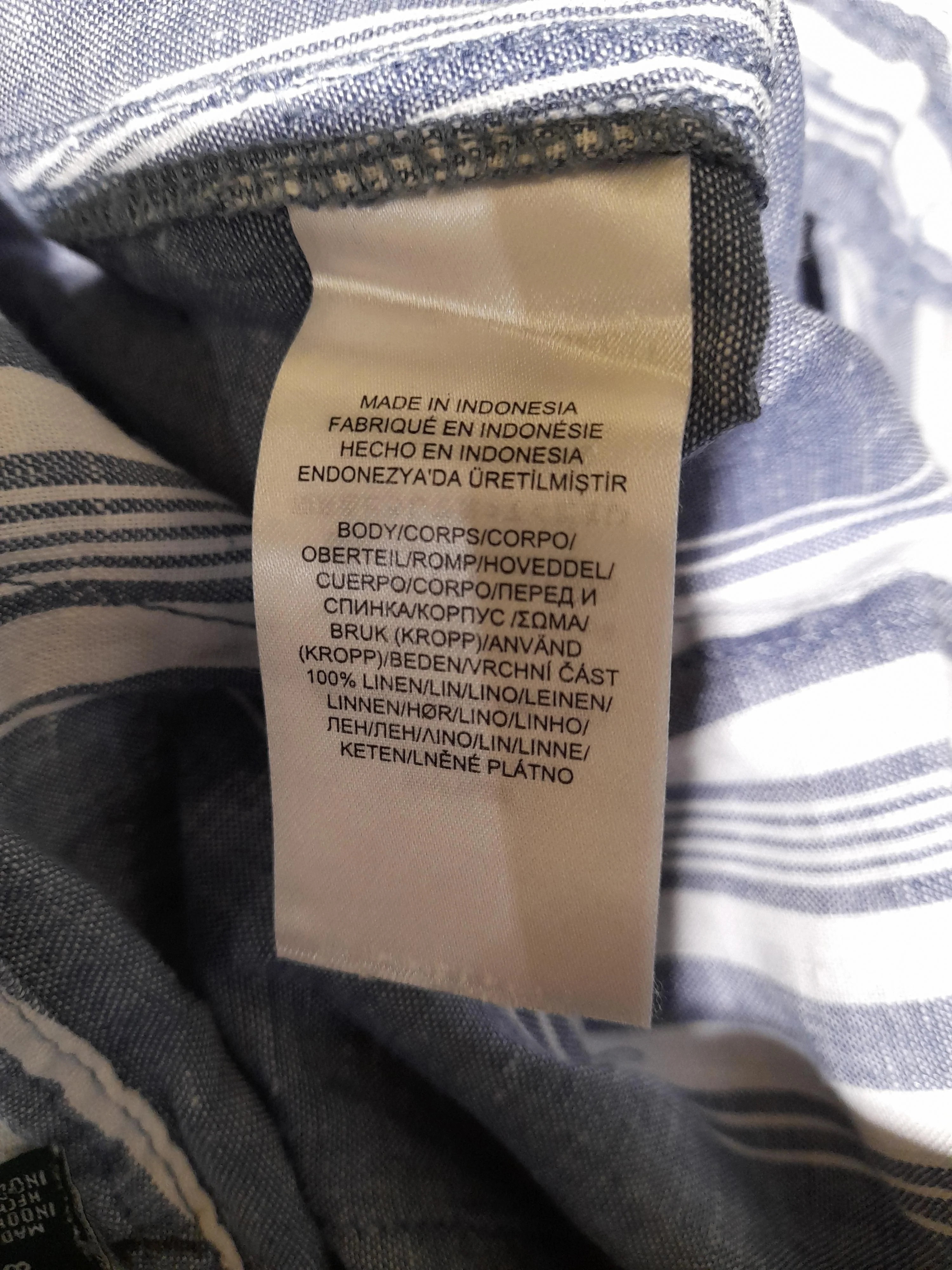 RLX (RALPH LAUREN) Women's Trousers UK 8 Blue 100% Linen Cropped - Image 6