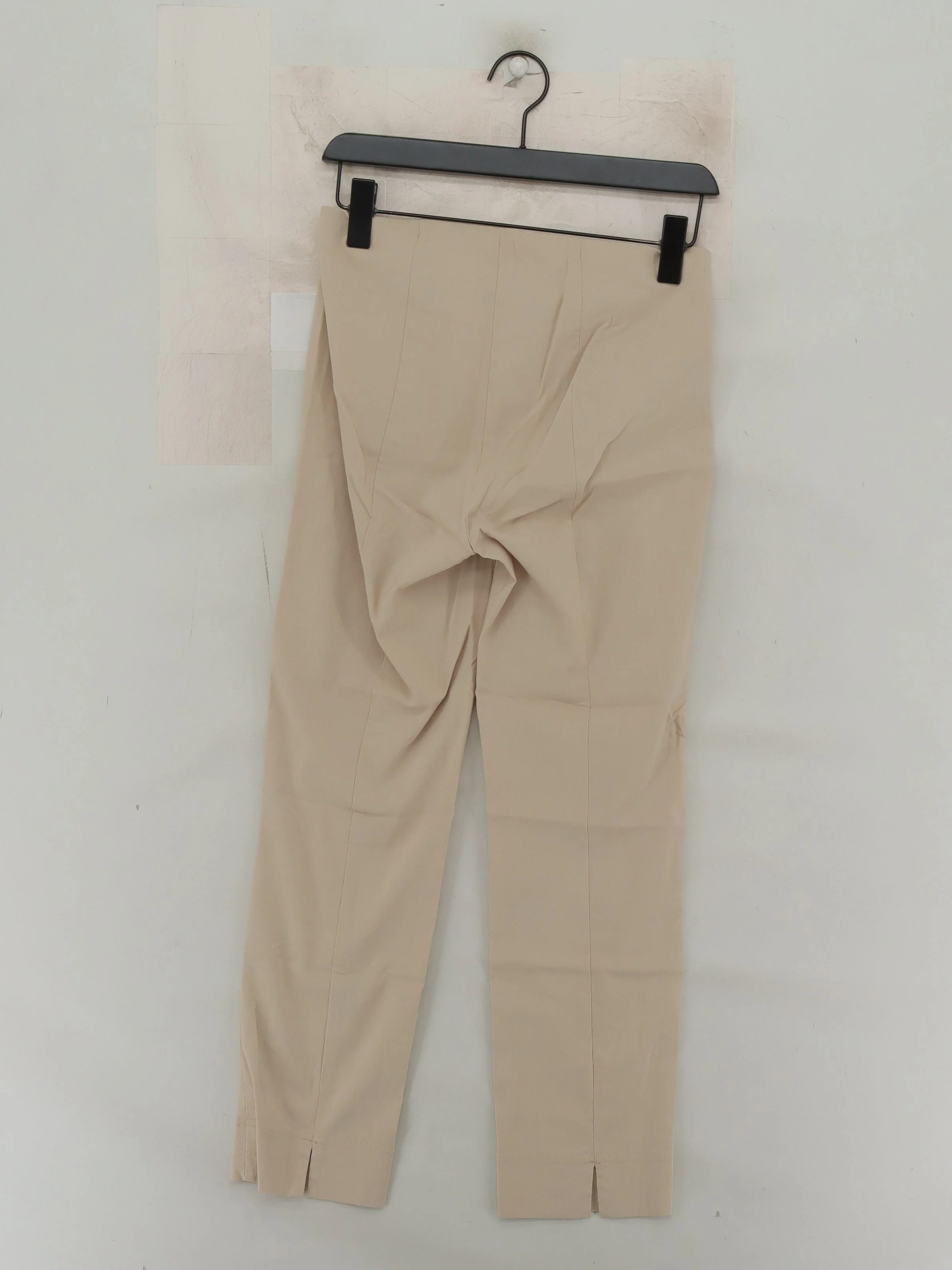 Robell Women's Trousers UK 12 Cream 100% Other Straight Cropped - Image 2