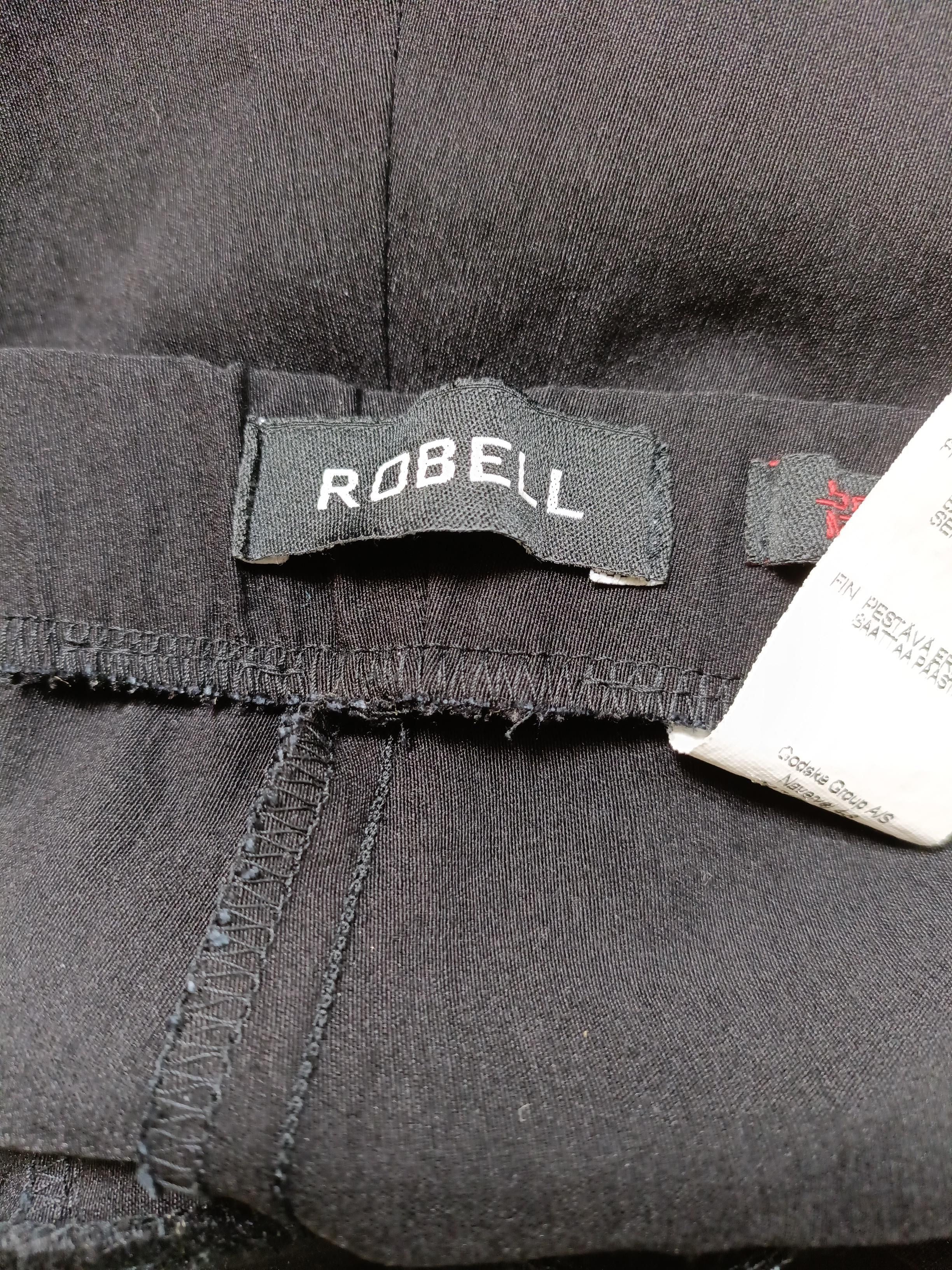 Robell Women's Trousers UK 18 Black Viscose with Polyamide, Elastane Chino - Image 5