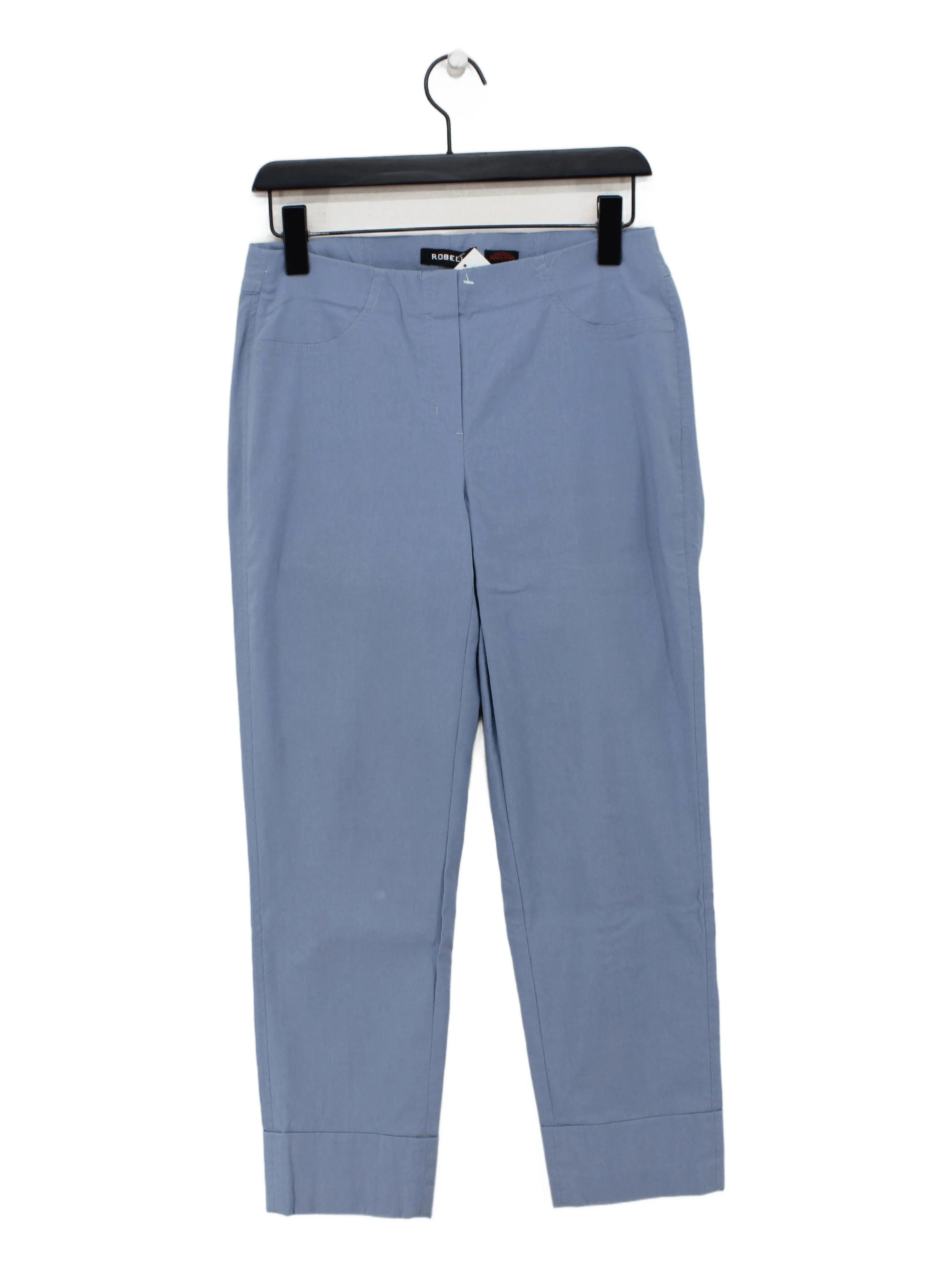 Robell Women's Trousers W 30 in Blue 100% Other Straight Cropped