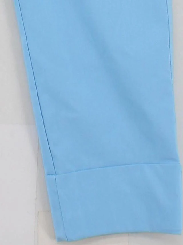 Robell Women's Trousers W 34 in Blue 100% Other Straight Chino - Image 4