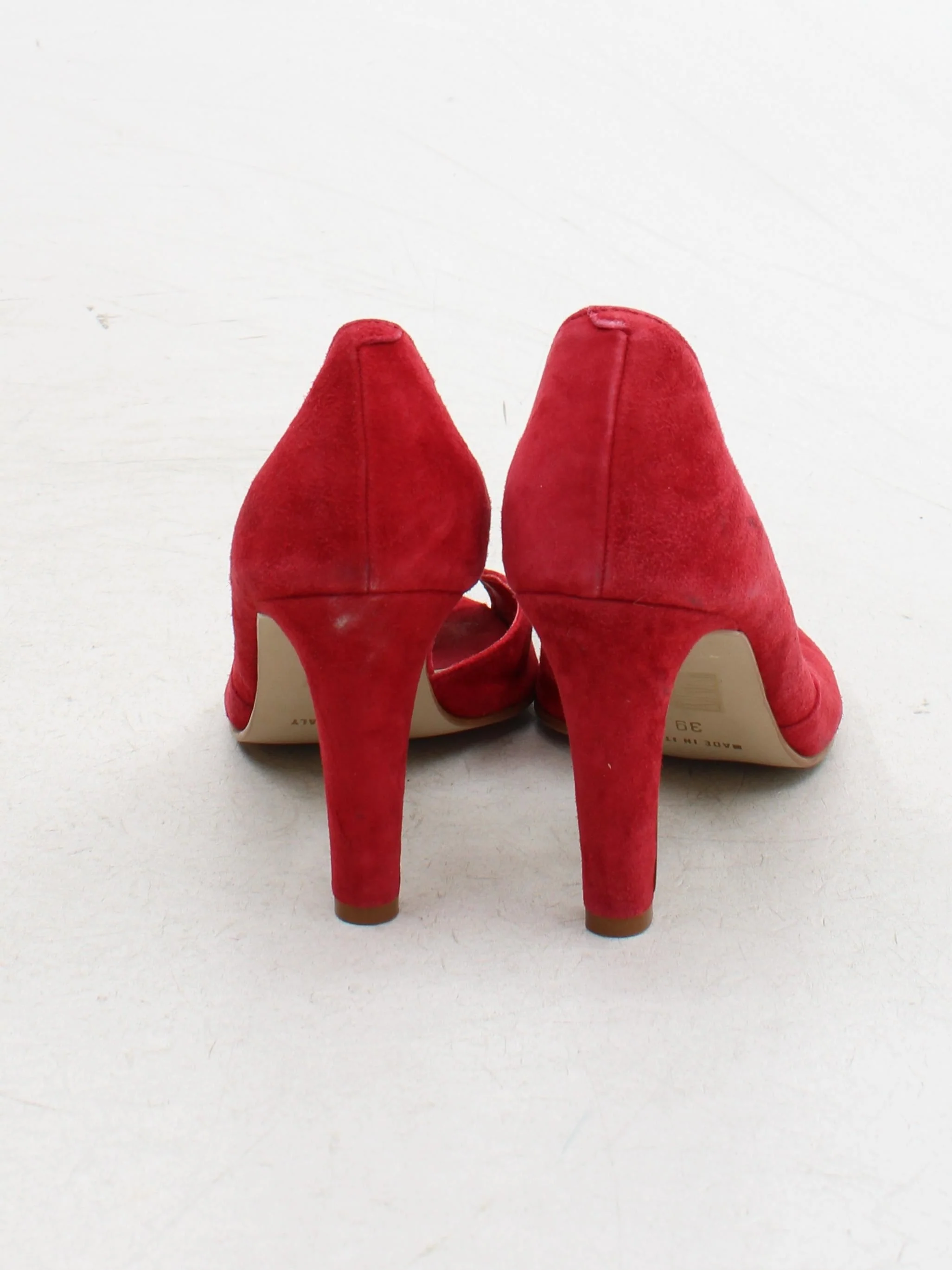 Roberto Vianni Women's Heels UK 6 Red 100% Suede Court - Image 3
