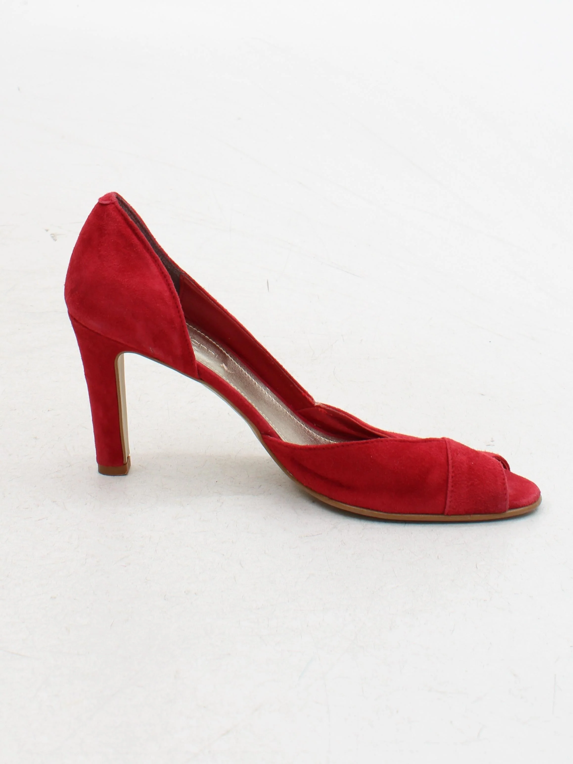Roberto Vianni Women's Heels UK 6 Red 100% Suede Court - Image 5