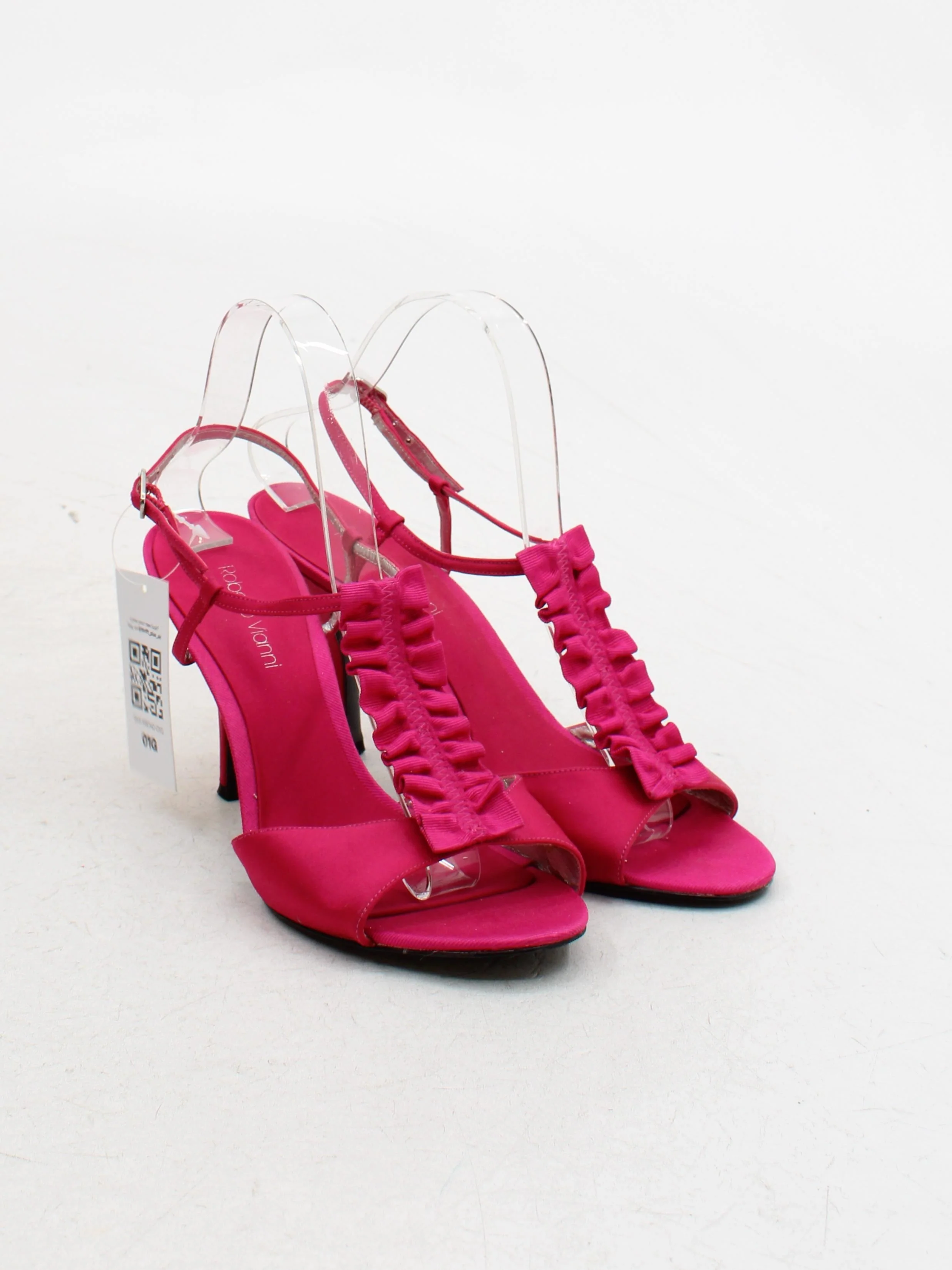 Roberto Vianni Women's Heels UK 9 Pink 100% Other Strappy - Image 4