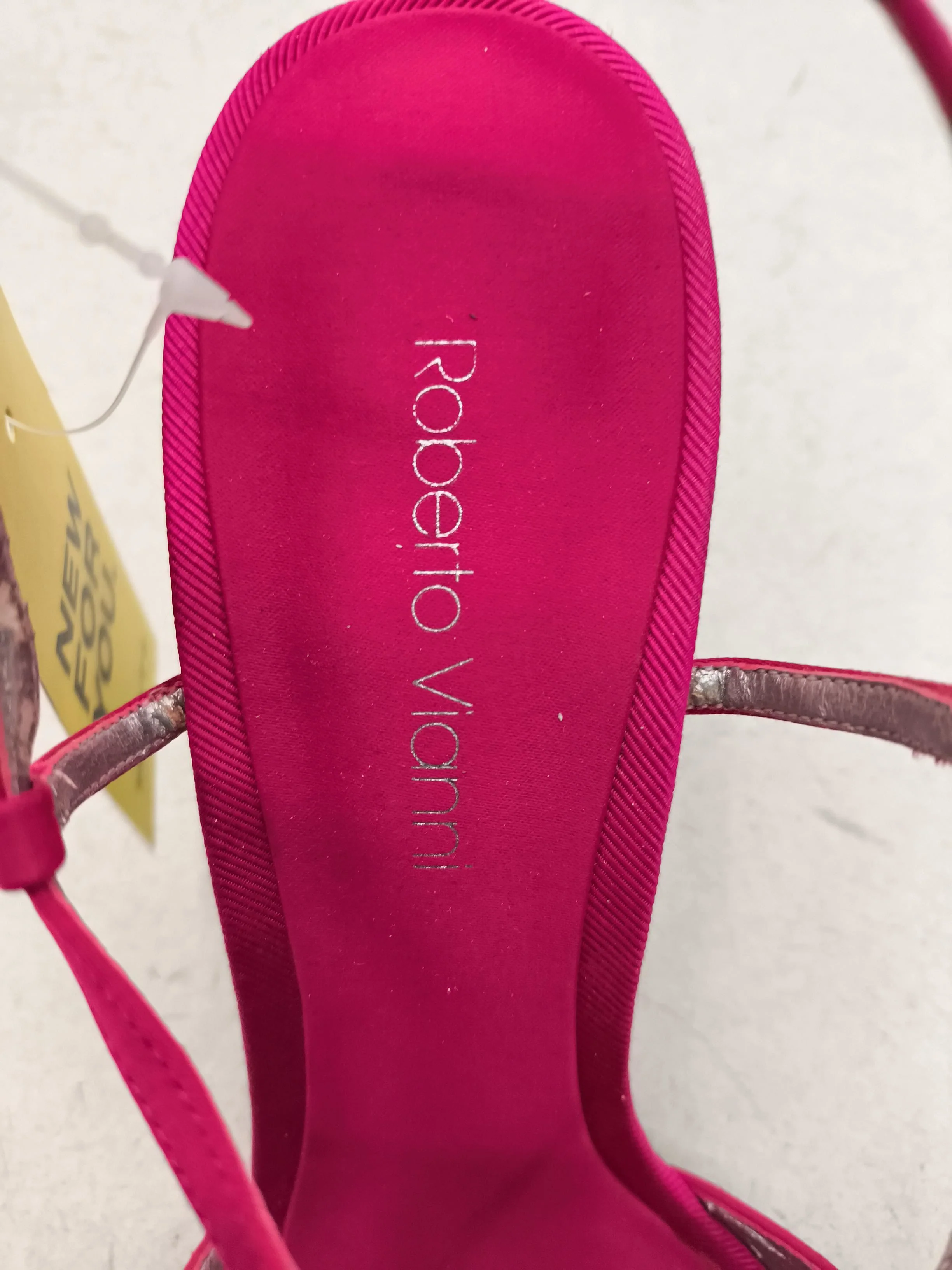 Roberto Vianni Women's Heels UK 9 Pink 100% Other Strappy - Image 6