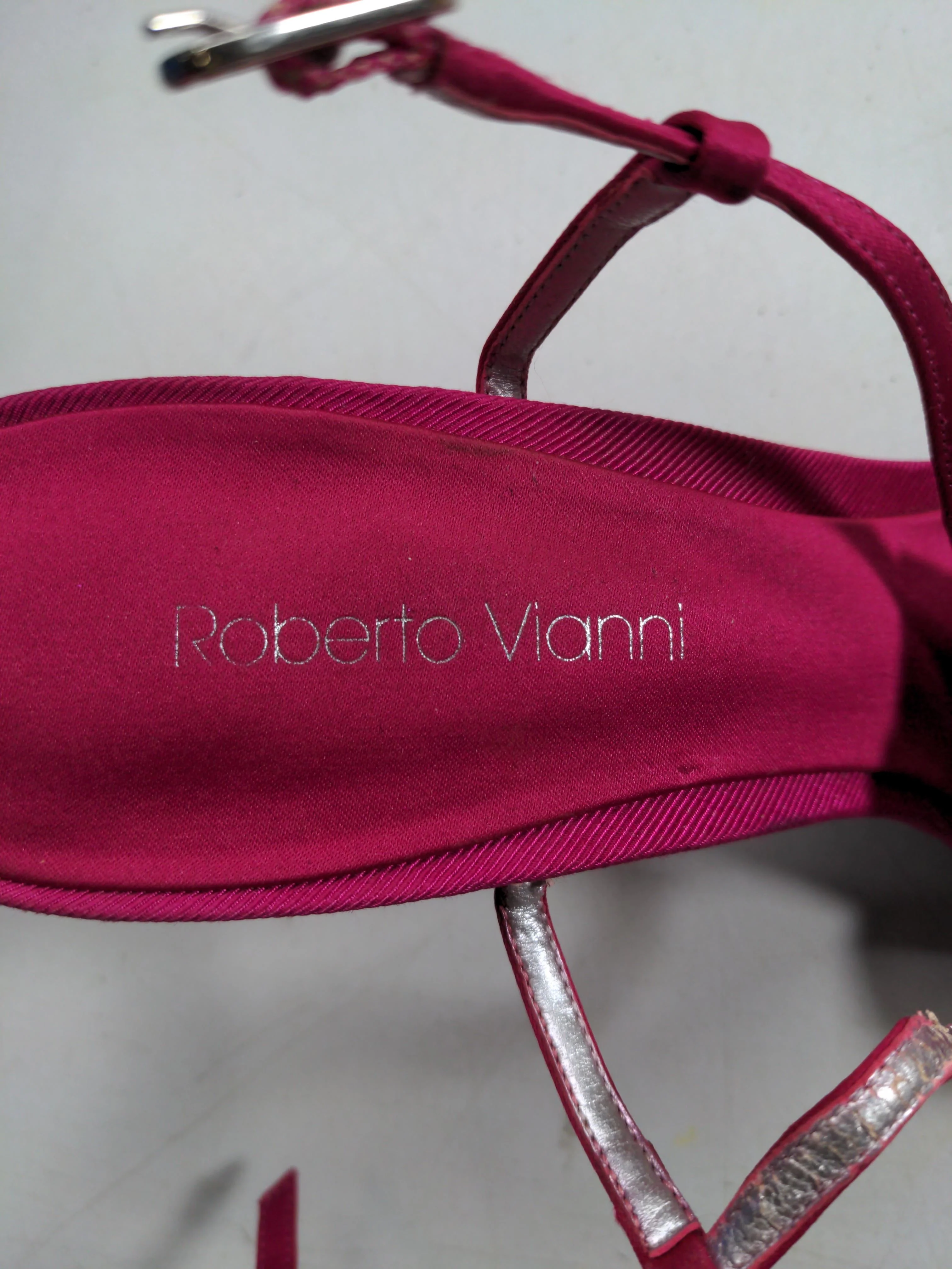 Roberto Vianni Women's Heels UK 9 Pink 100% Other Strappy - Image 8