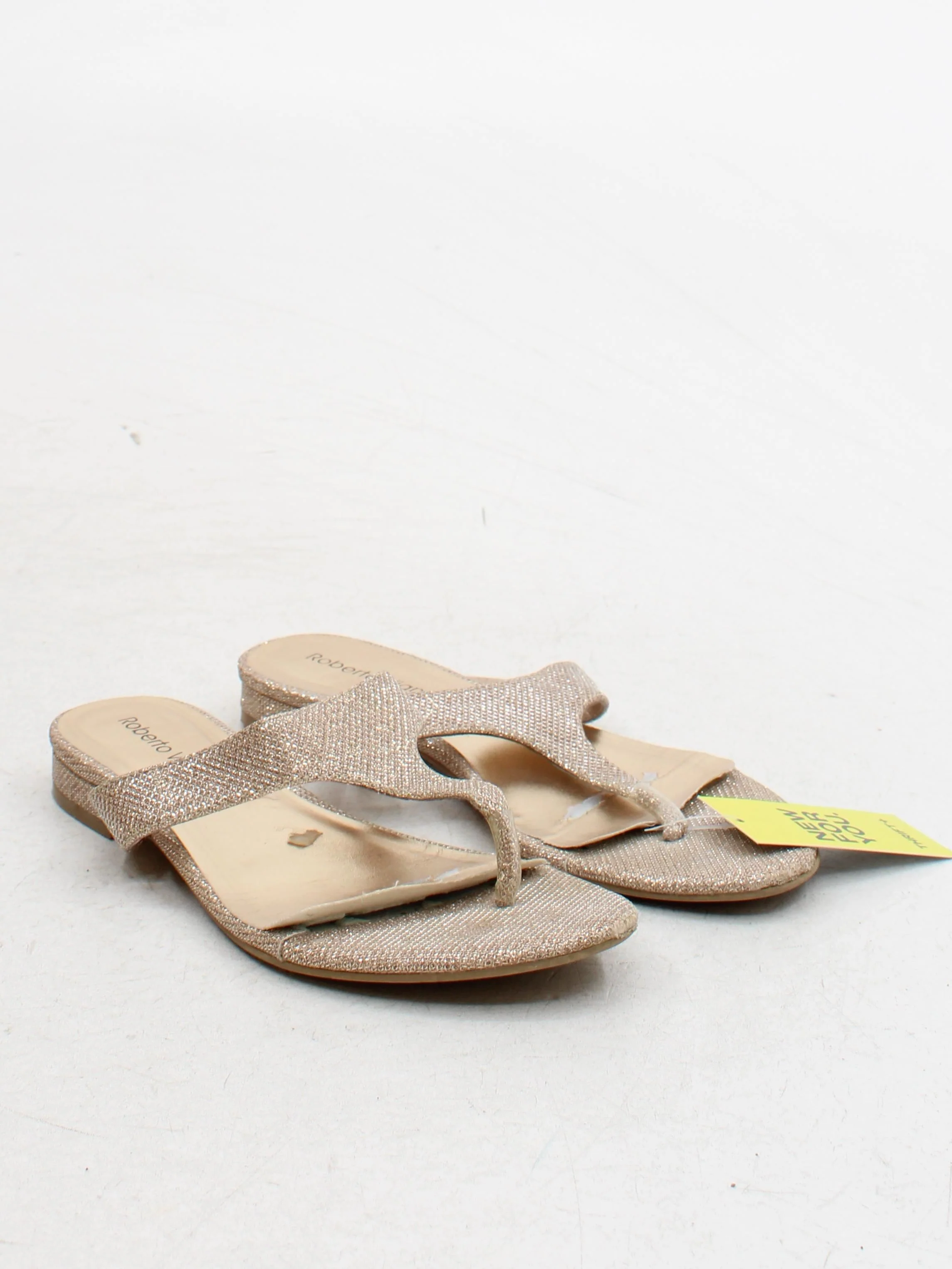 Roberto Vianni Women's Sandals UK 4 Gold 100% Other Flip-Flop - Image 4