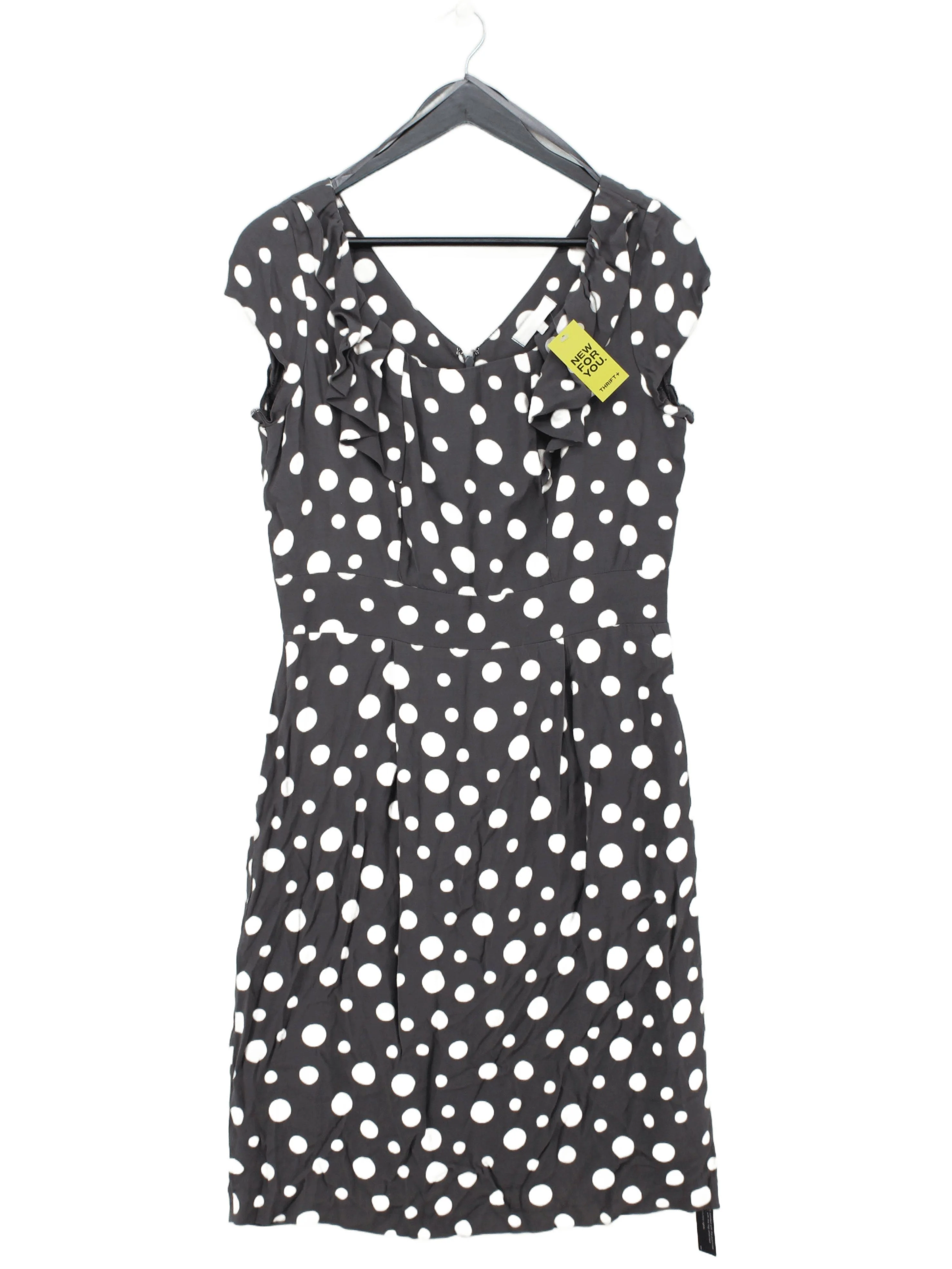 Rocha.John Rocha Shirt Midi Dress UK12 in Grey
