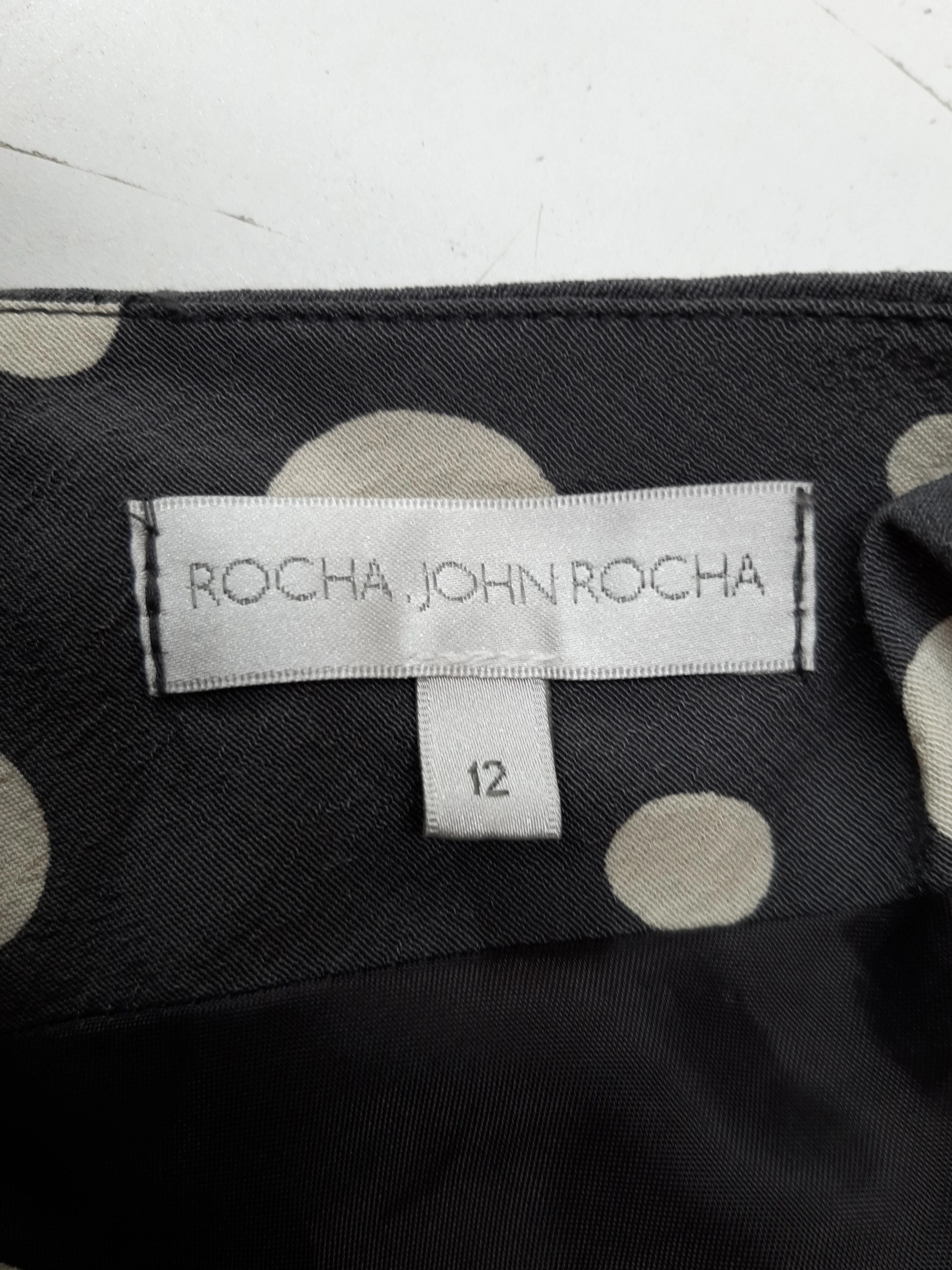 Rocha.John Rocha Shirt Midi Dress UK12 in Grey - Image 5