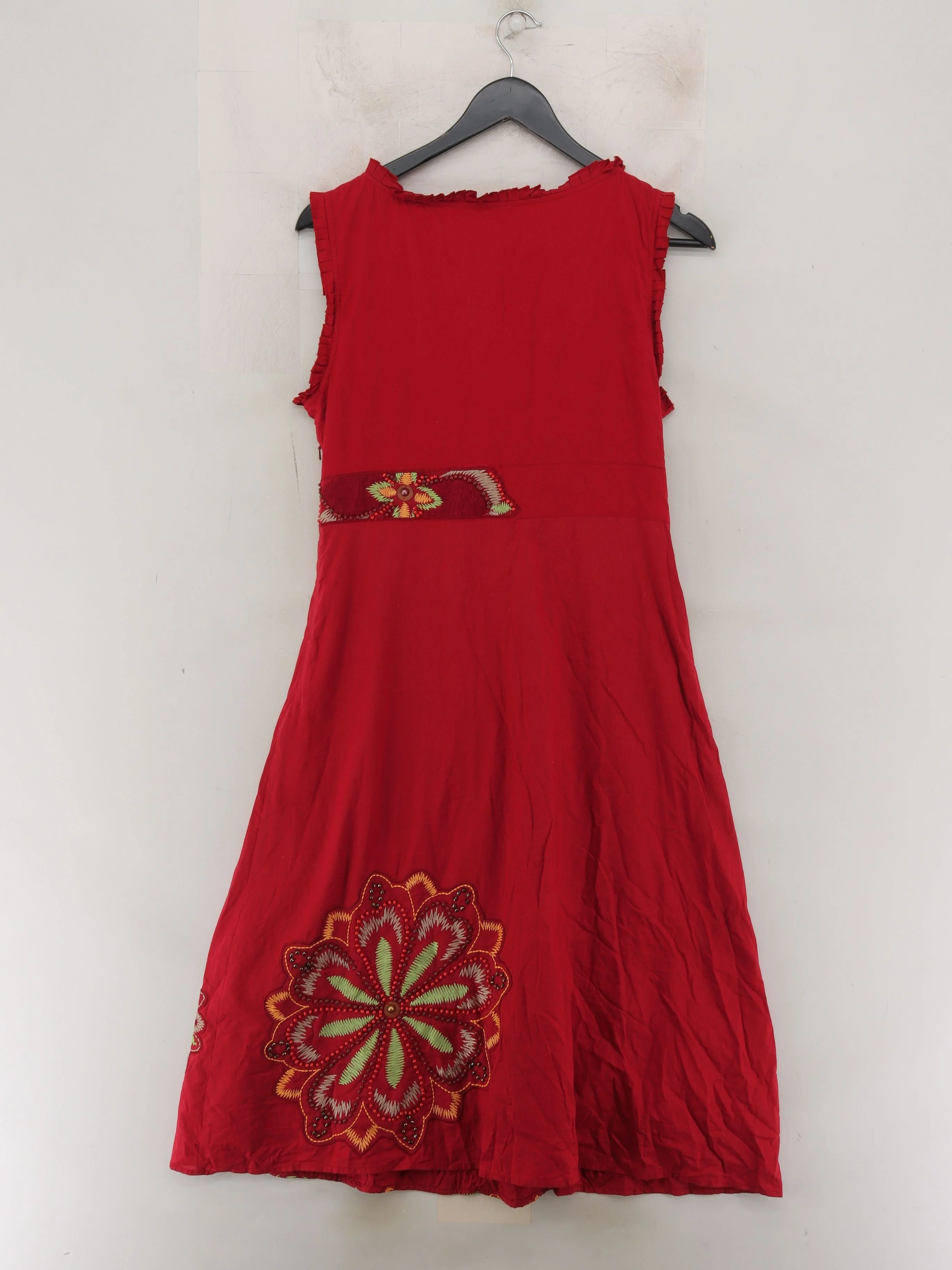 Rocha.John Rocha Skater Midi Dress UK12 in Red - Image 2
