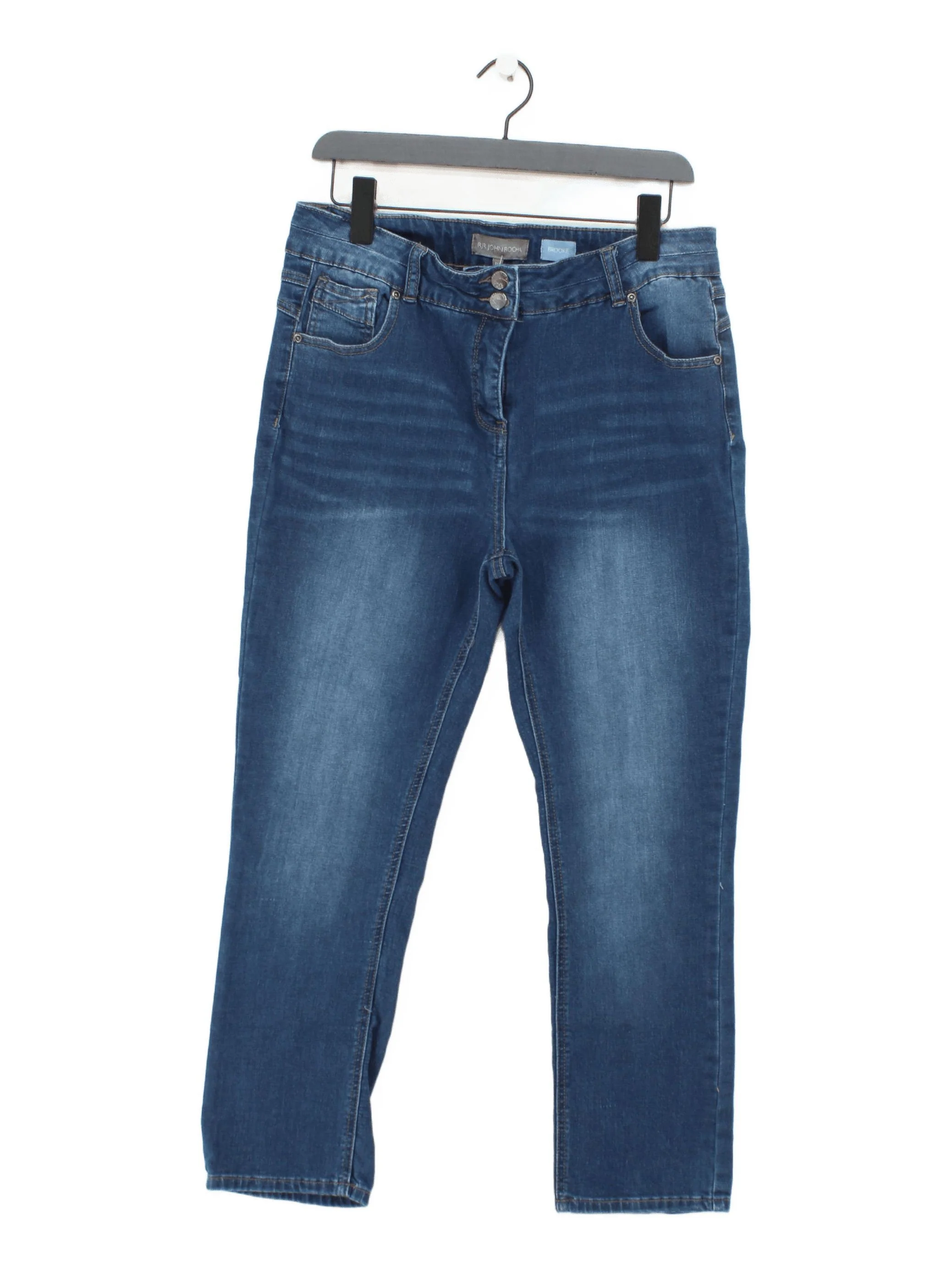 Rocha.John Rocha Women's Jeans UK 16 Blue Cotton