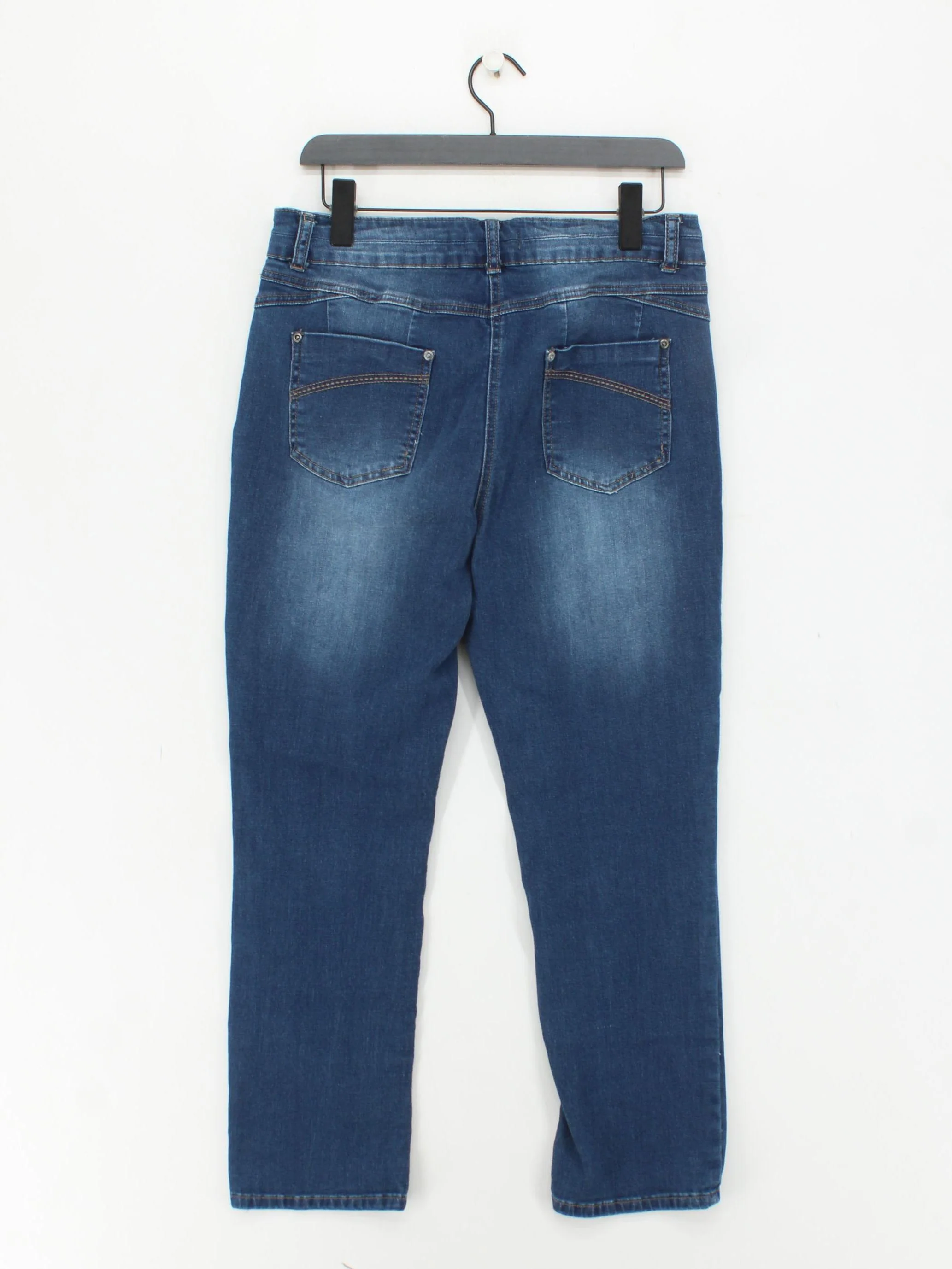 Rocha.John Rocha Women's Jeans UK 16 Blue Cotton - Image 2