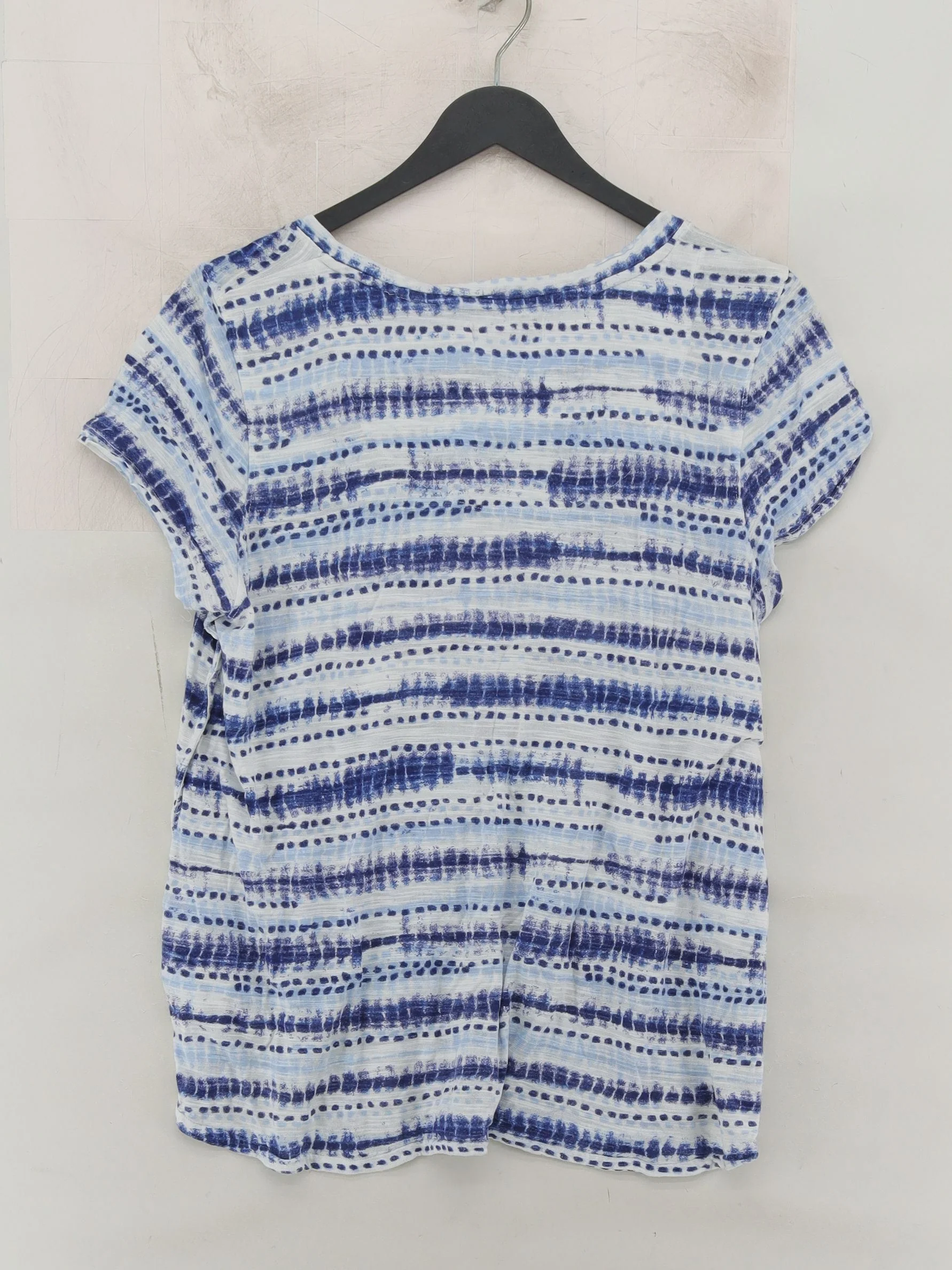 Rocha.John Rocha Women's T-Shirt L Blue 100% Viscose Basic - Image 2