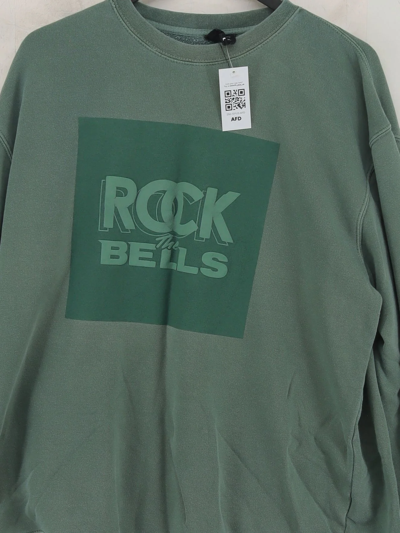 Rock Men's Hoodie L Green Graphic Cotton with Polyester Pullover - Image 3