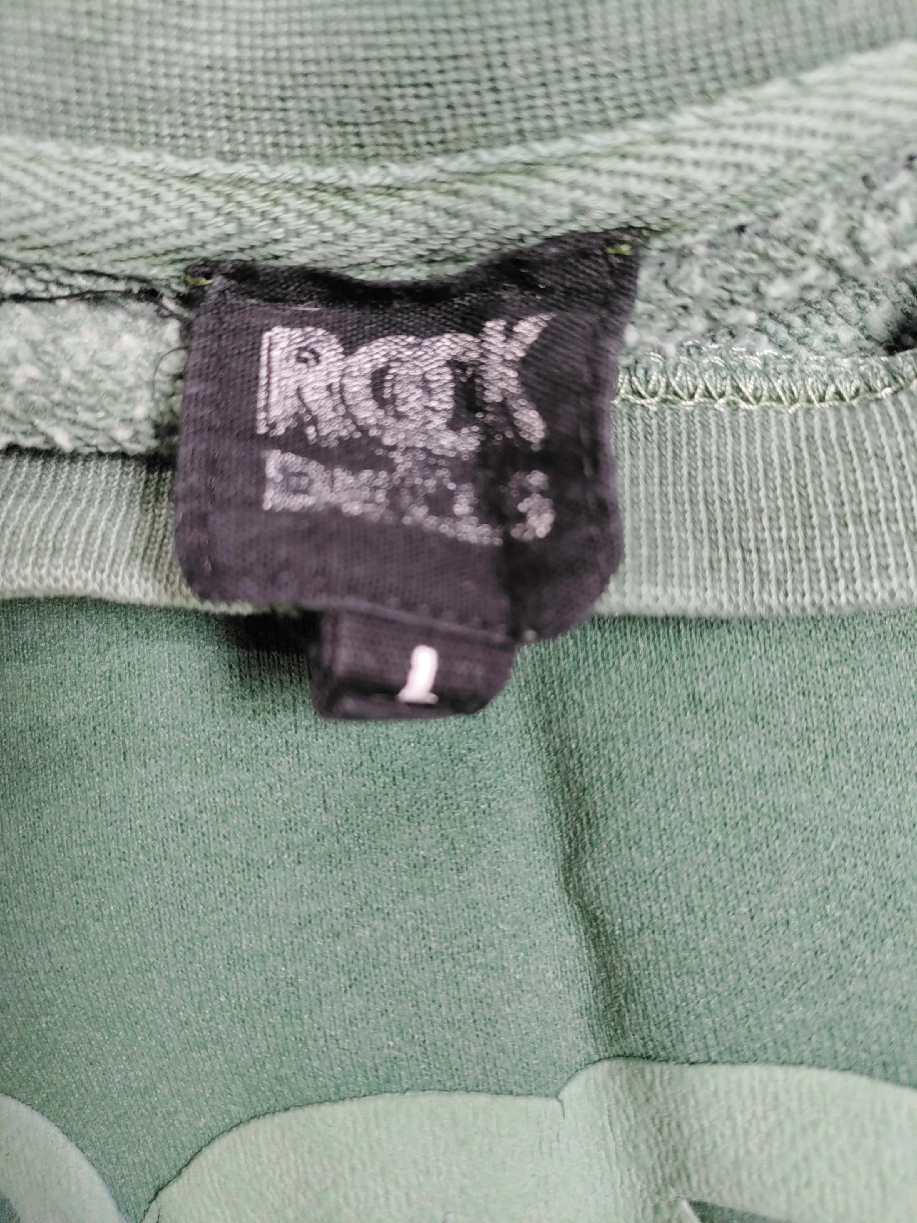 Rock Men's Hoodie L Green Graphic Cotton with Polyester Pullover - Image 7