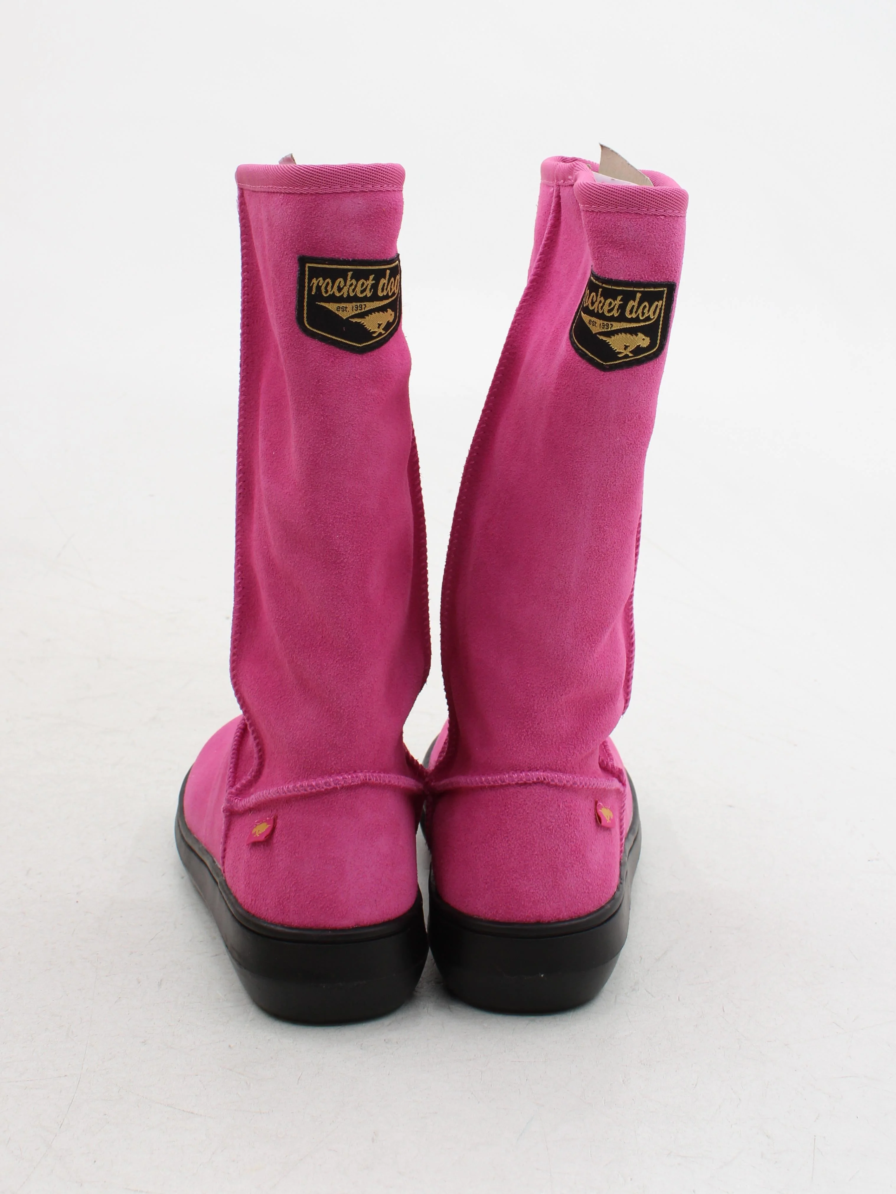 Rocket Dog Women's Boots UK 6 Pink 100% Suede Platform - Image 3