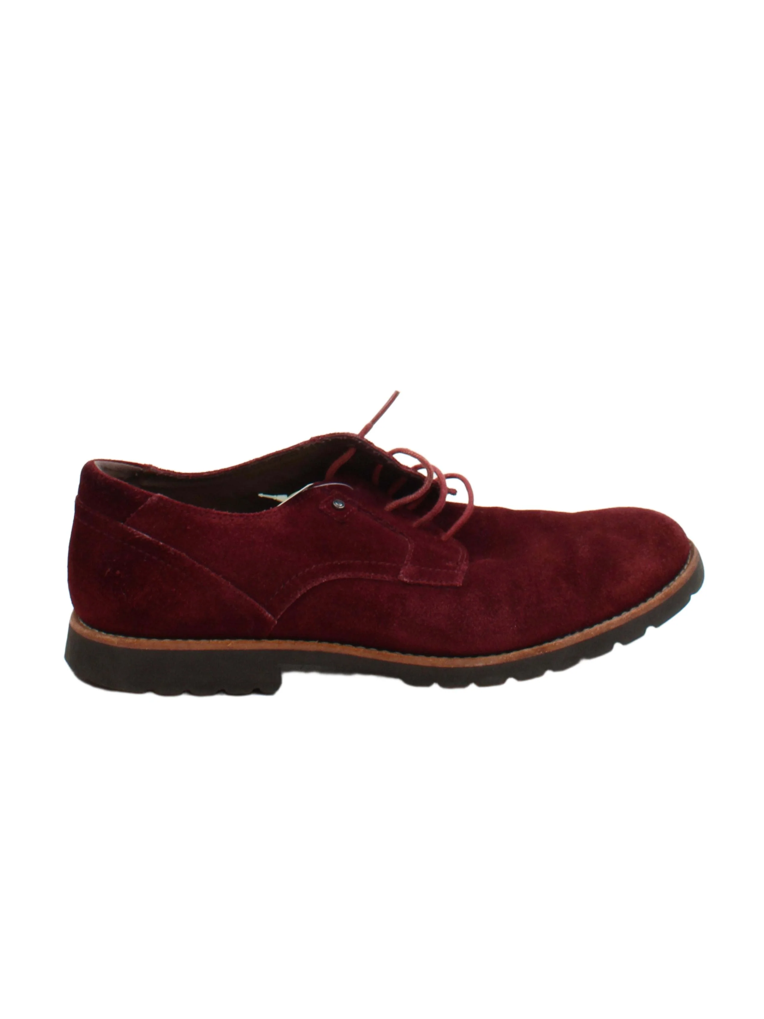 Rockport Men's Shoes UK 8 Red 100% Suede Sneaker