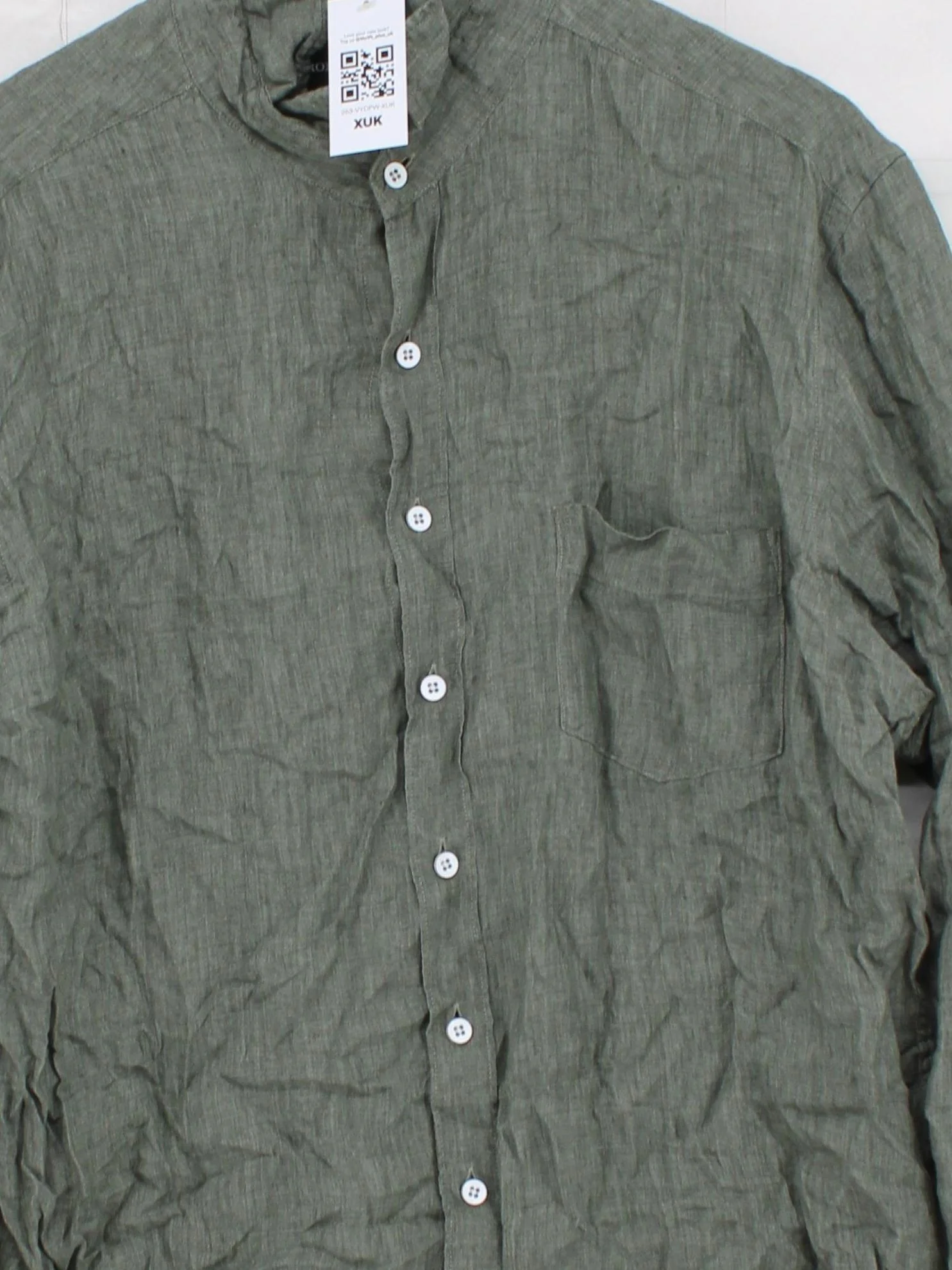 Rodd & Gunn Men's Shirt XL Green 100% Linen Basic - Image 3