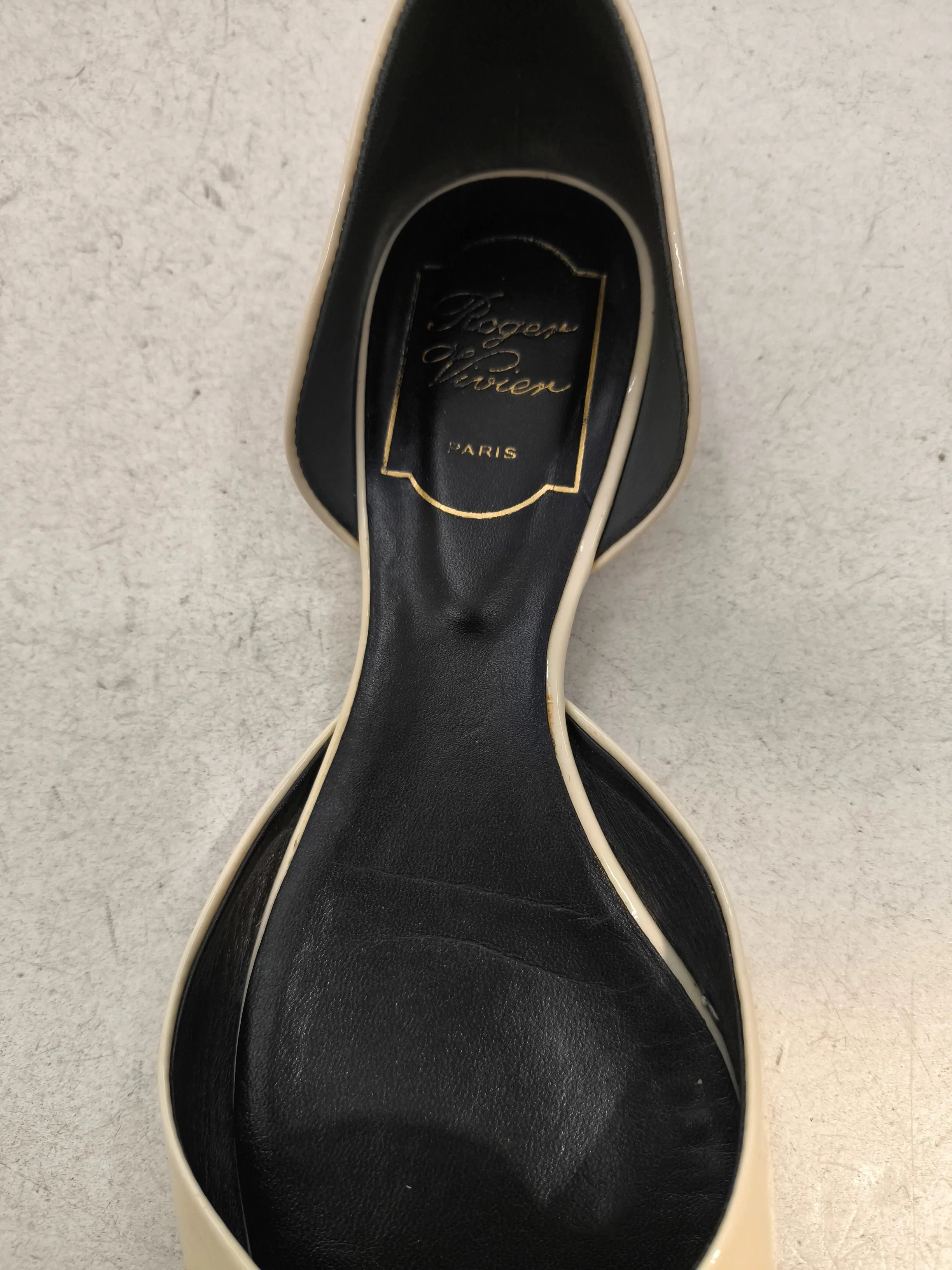 Roger Vivier Women's Flat Shoes UK 3.5 Cream 100% Leather Ballet - Image 6