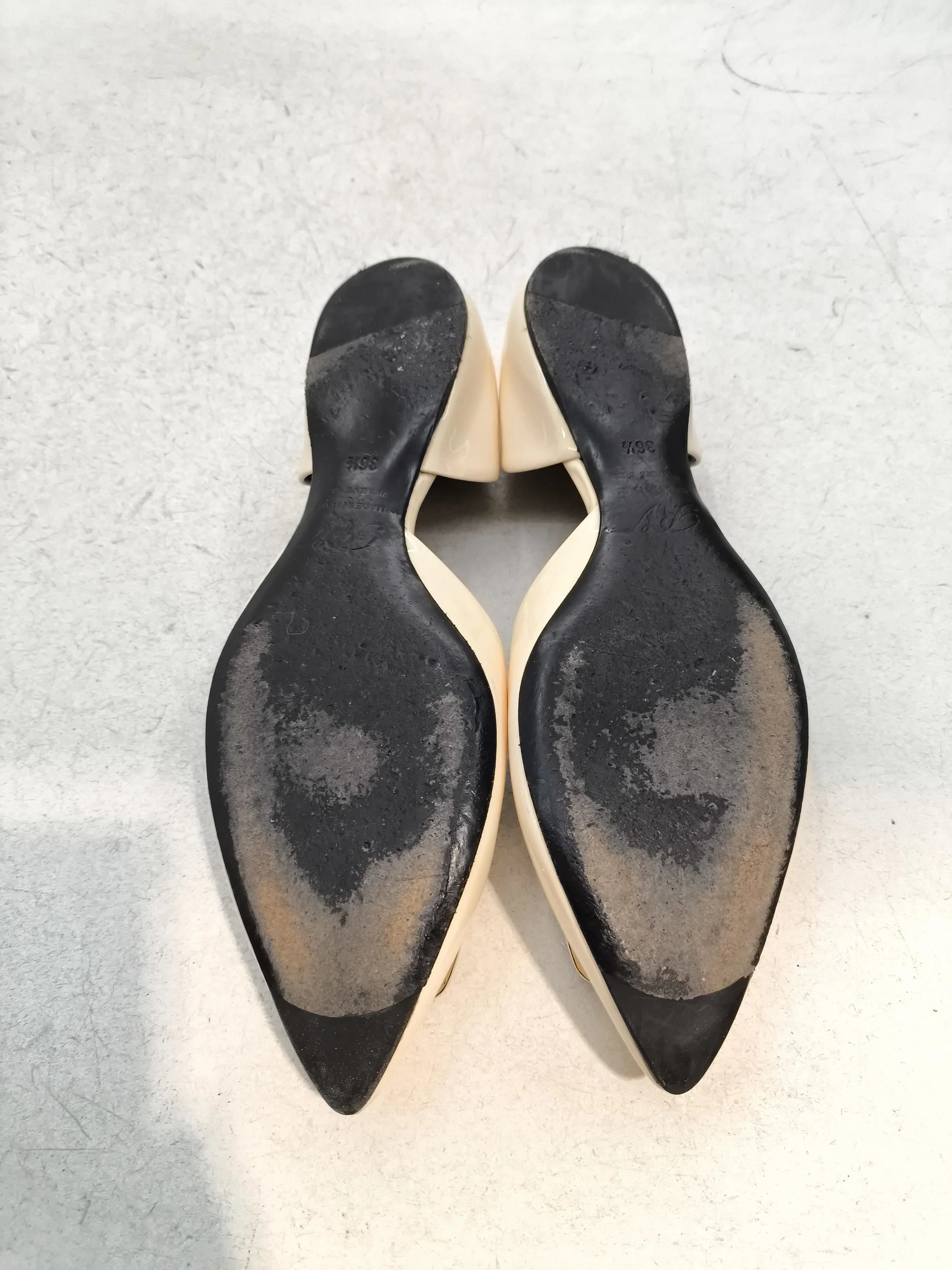 Roger Vivier Women's Flat Shoes UK 3.5 Cream 100% Leather Ballet - Image 7