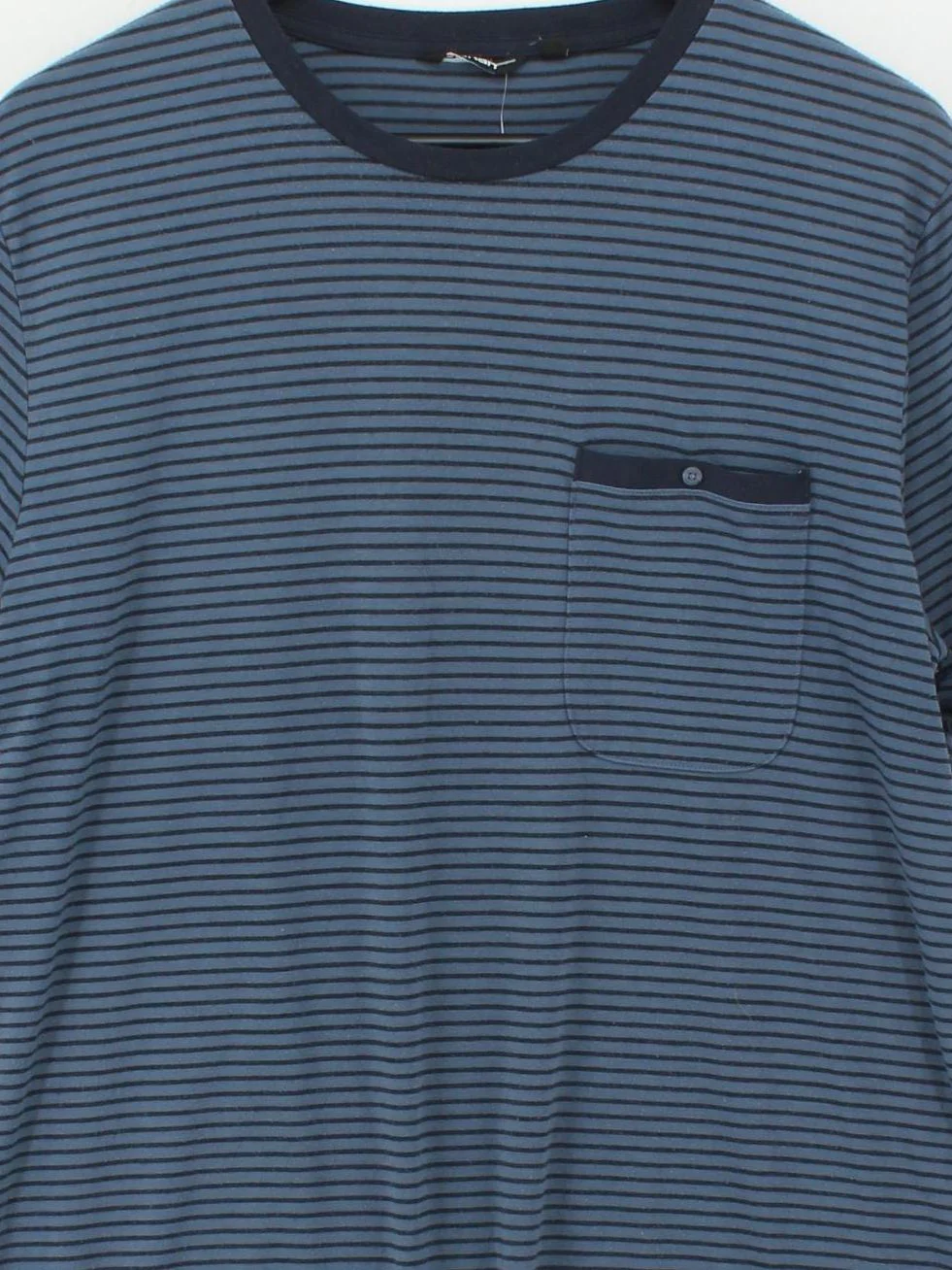 Rohan Men's T-Shirt M Blue Striped Polyester with Elastane Basic - Image 3