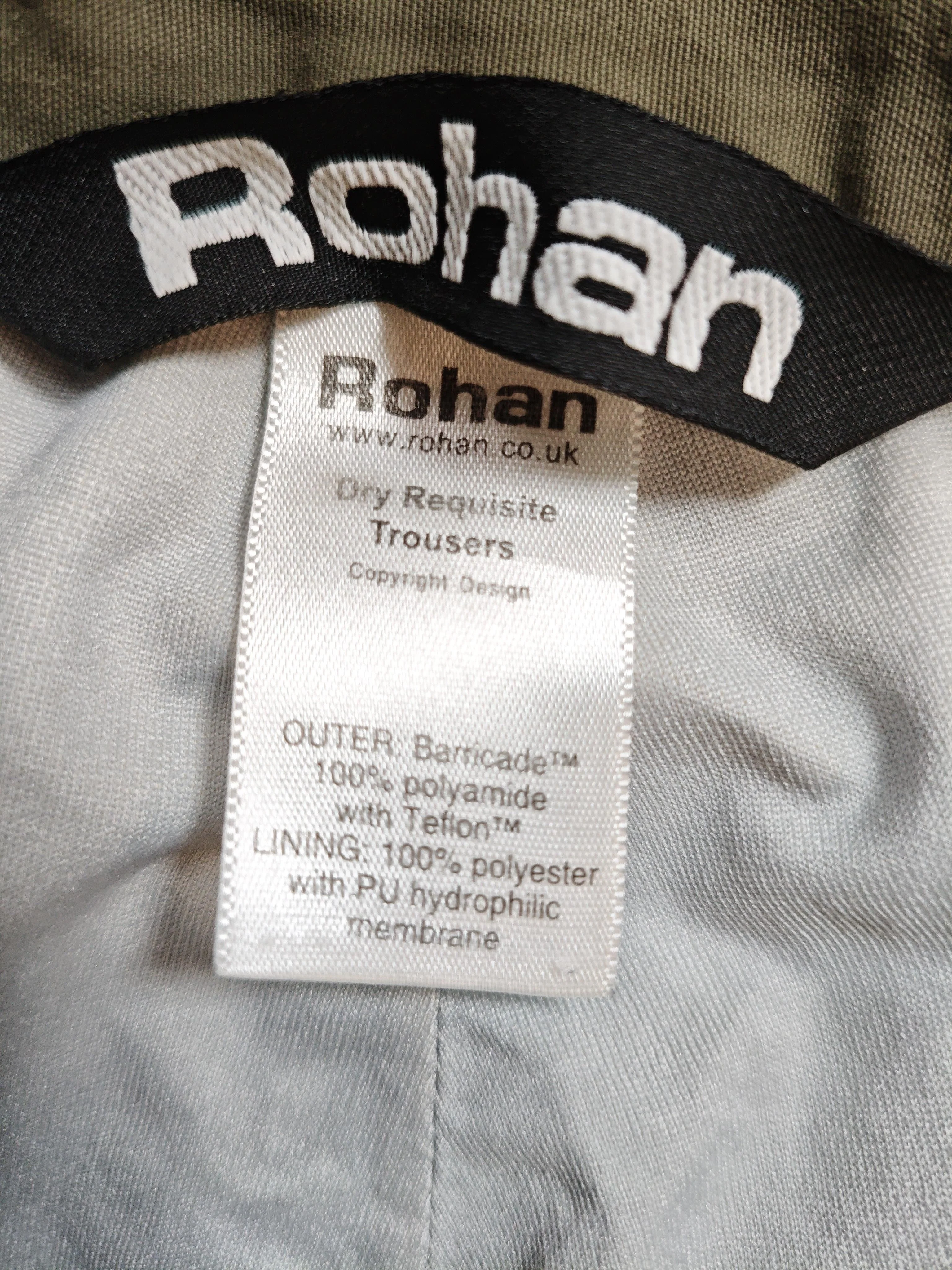 Rohan Men's Trousers W 38 in Green Polyamide with Polyester Rain Trousers - Image 6
