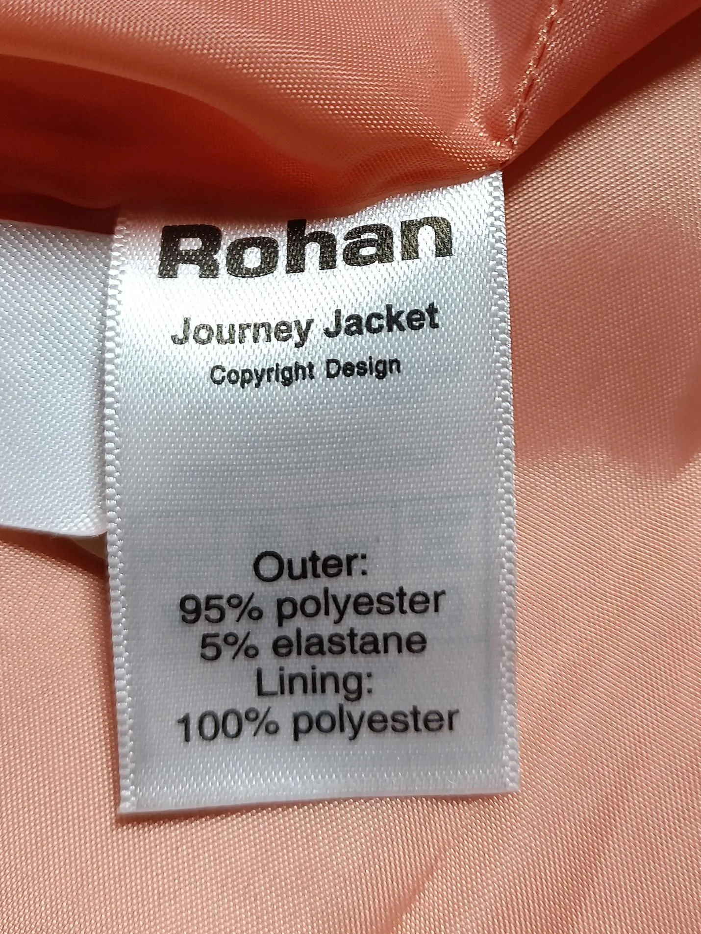 Rohan Women's Blazer UK 14 Brown Polyester with Elastane Overcoat - Image 6