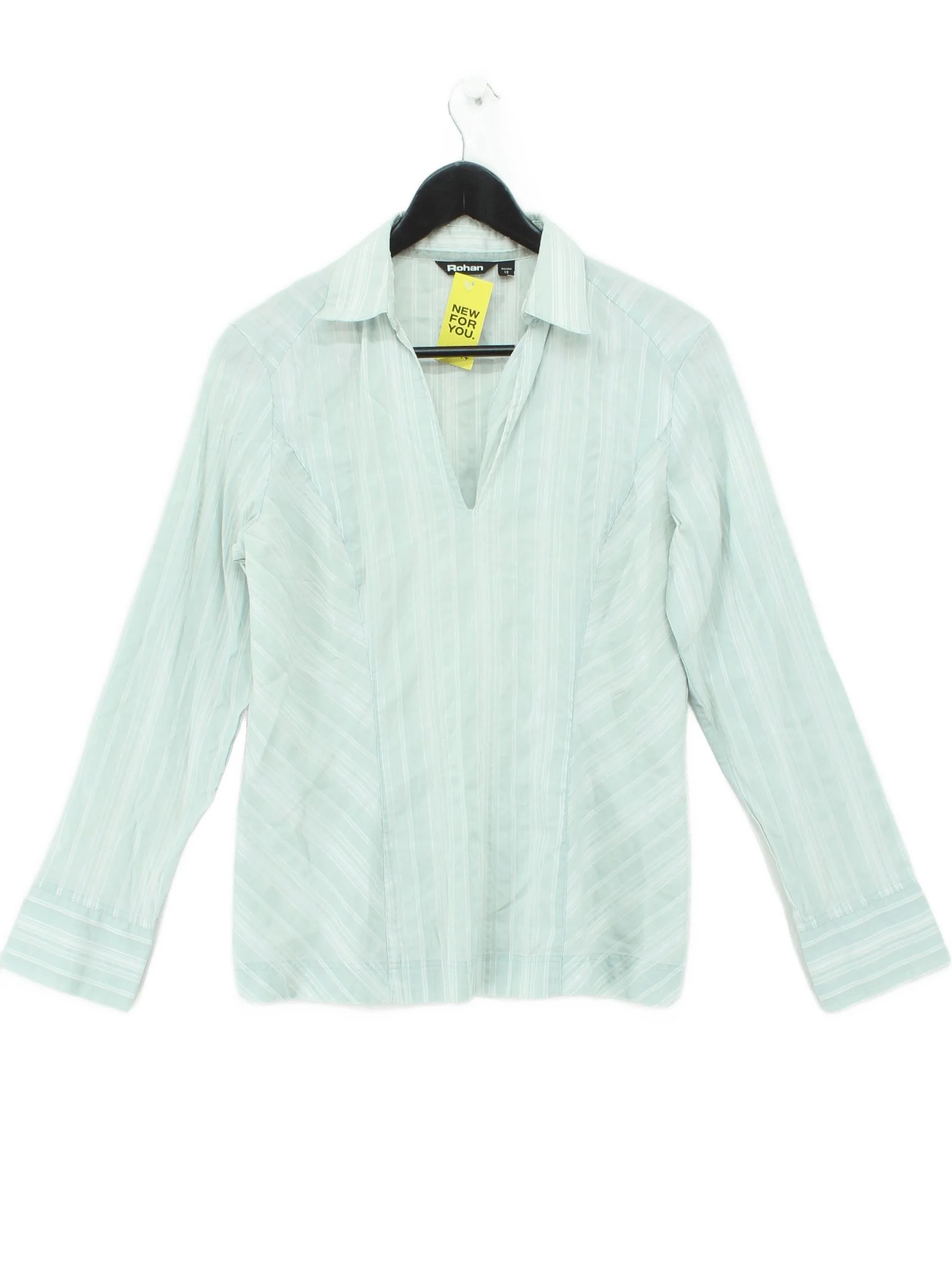 Rohan Women's Shirt S Green Cotton with Polyamide, Elastane Basic