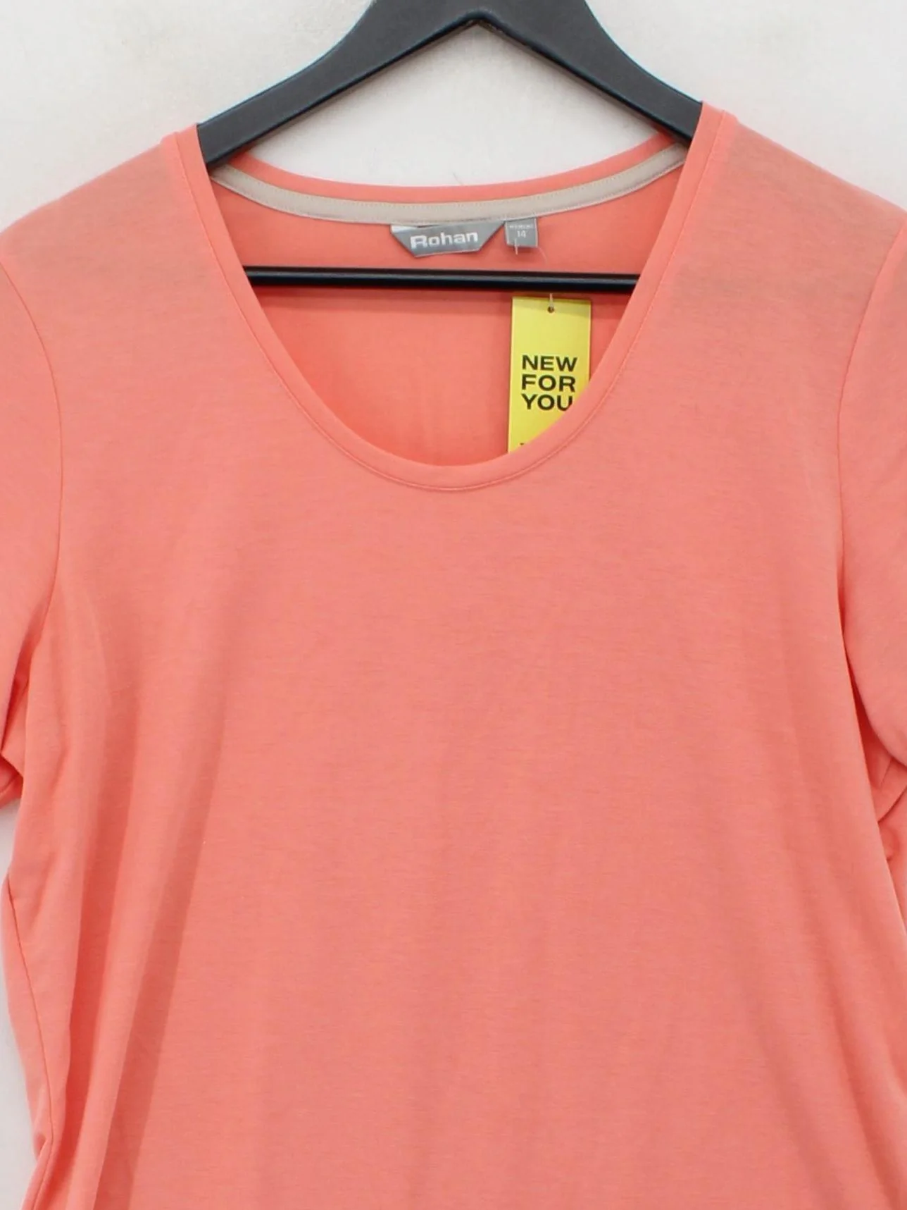 Rohan Women's T-Shirt UK 14 Pink Polyester with Elastane Basic - Image 3