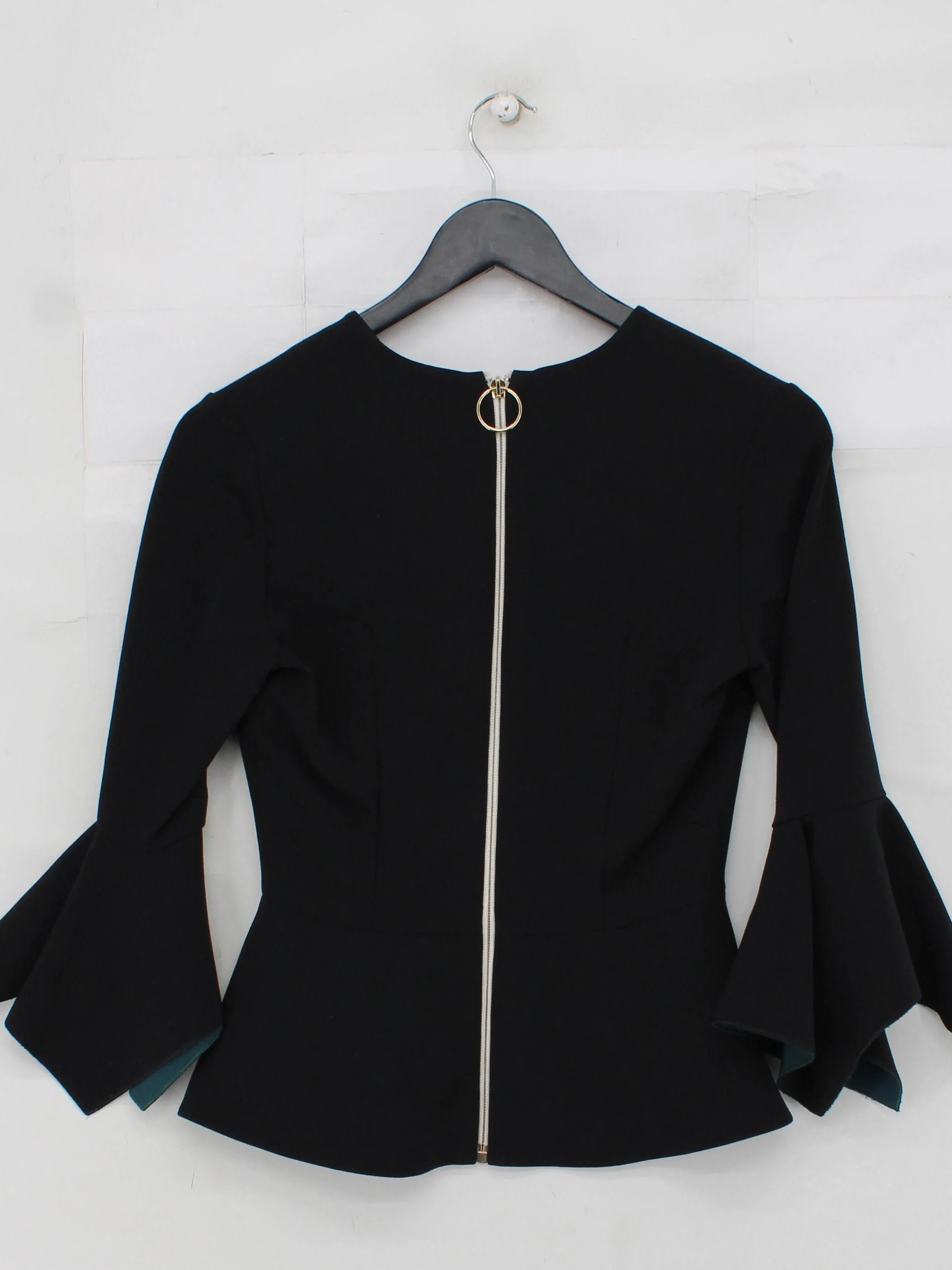 Roksanda Women's Top UK 6 Black Polyester with Viscose, Elastane, Silk Basic - Image 2