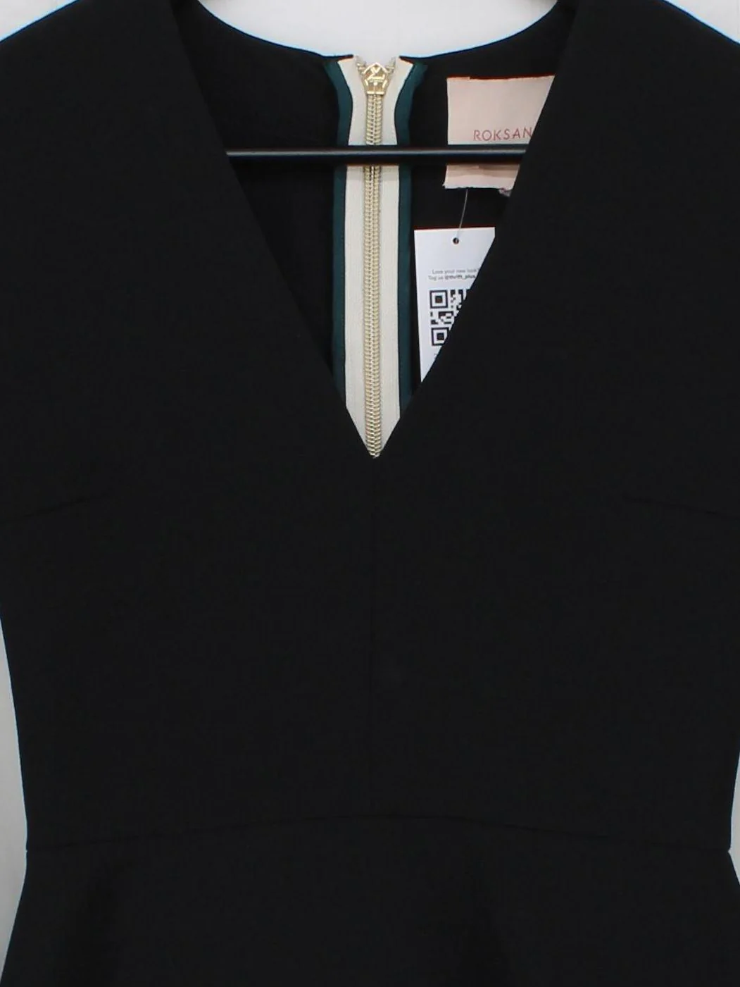 Roksanda Women's Top UK 6 Black Polyester with Viscose, Elastane, Silk Basic - Image 3