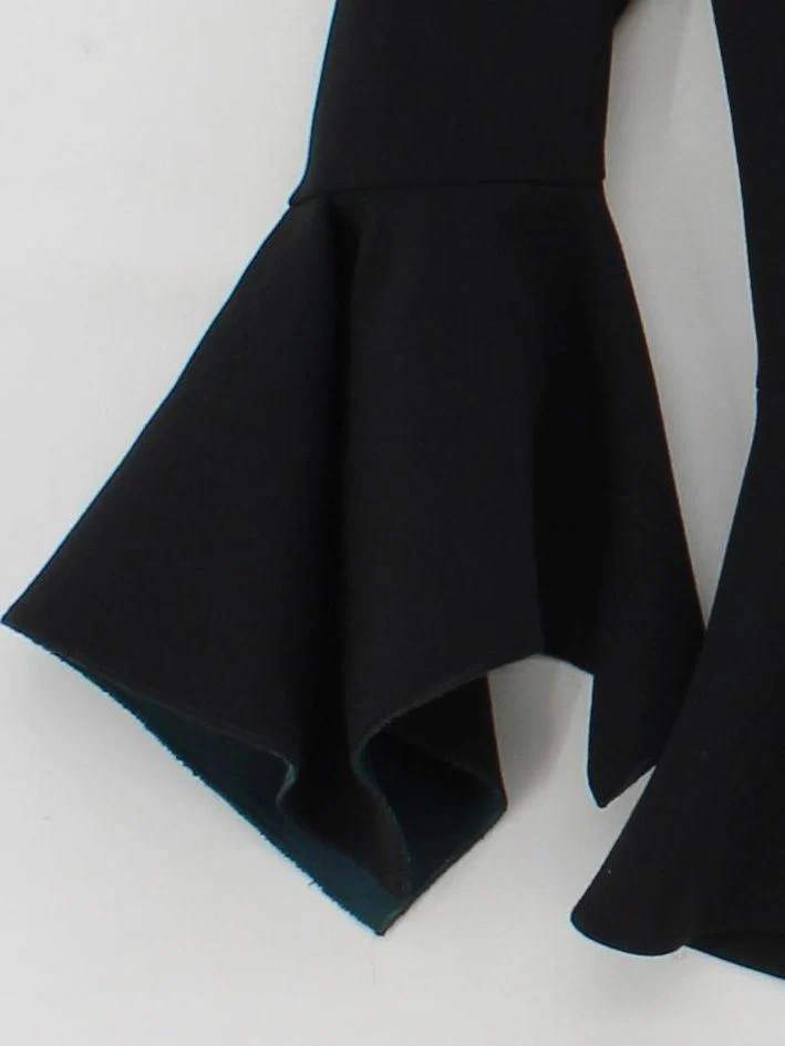 Roksanda Women's Top UK 6 Black Polyester with Viscose, Elastane, Silk Basic - Image 4