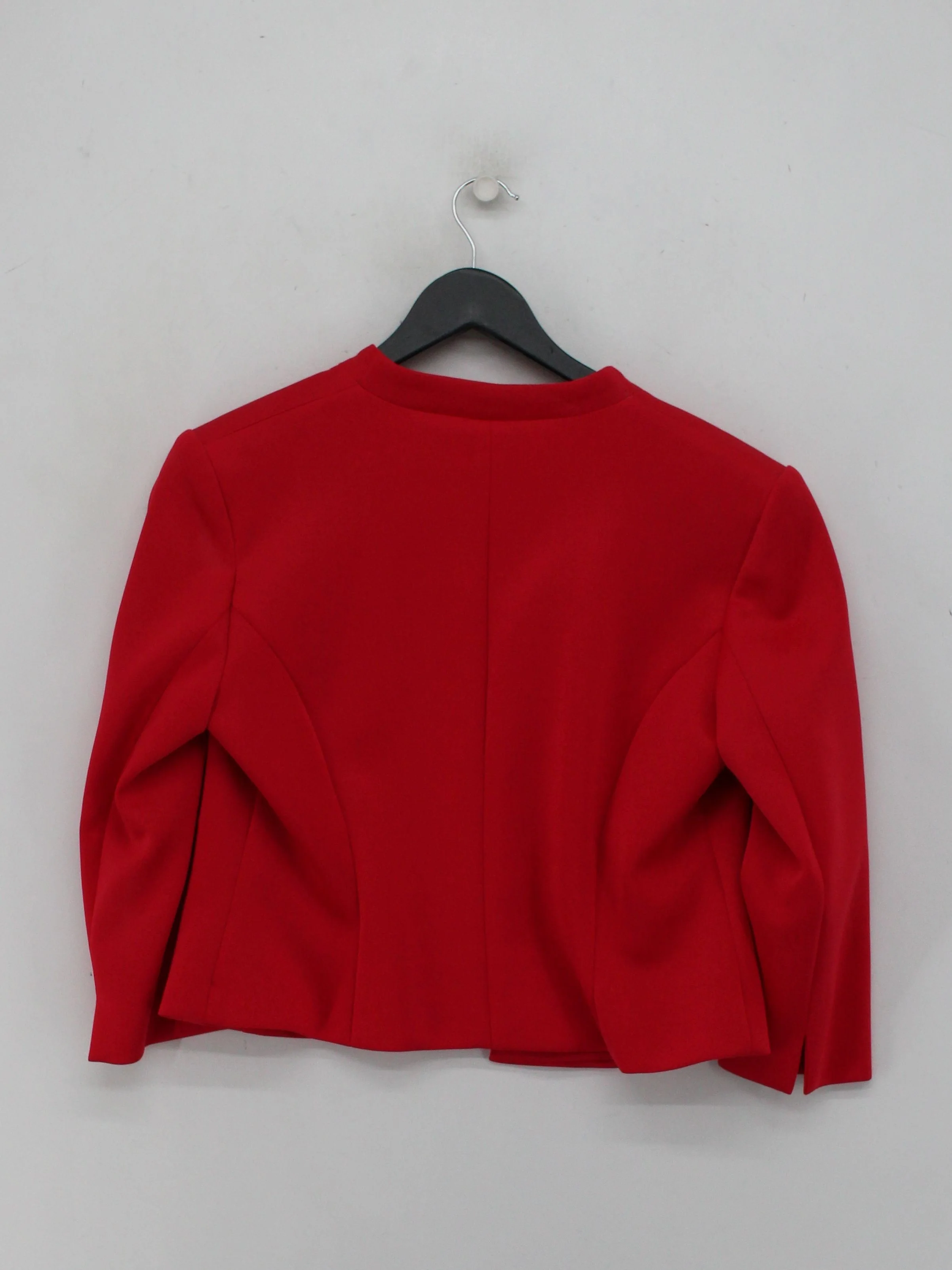Roman Originals Women's Blazer UK 12 Red Polyester with Elastane Overcoat - Image 2