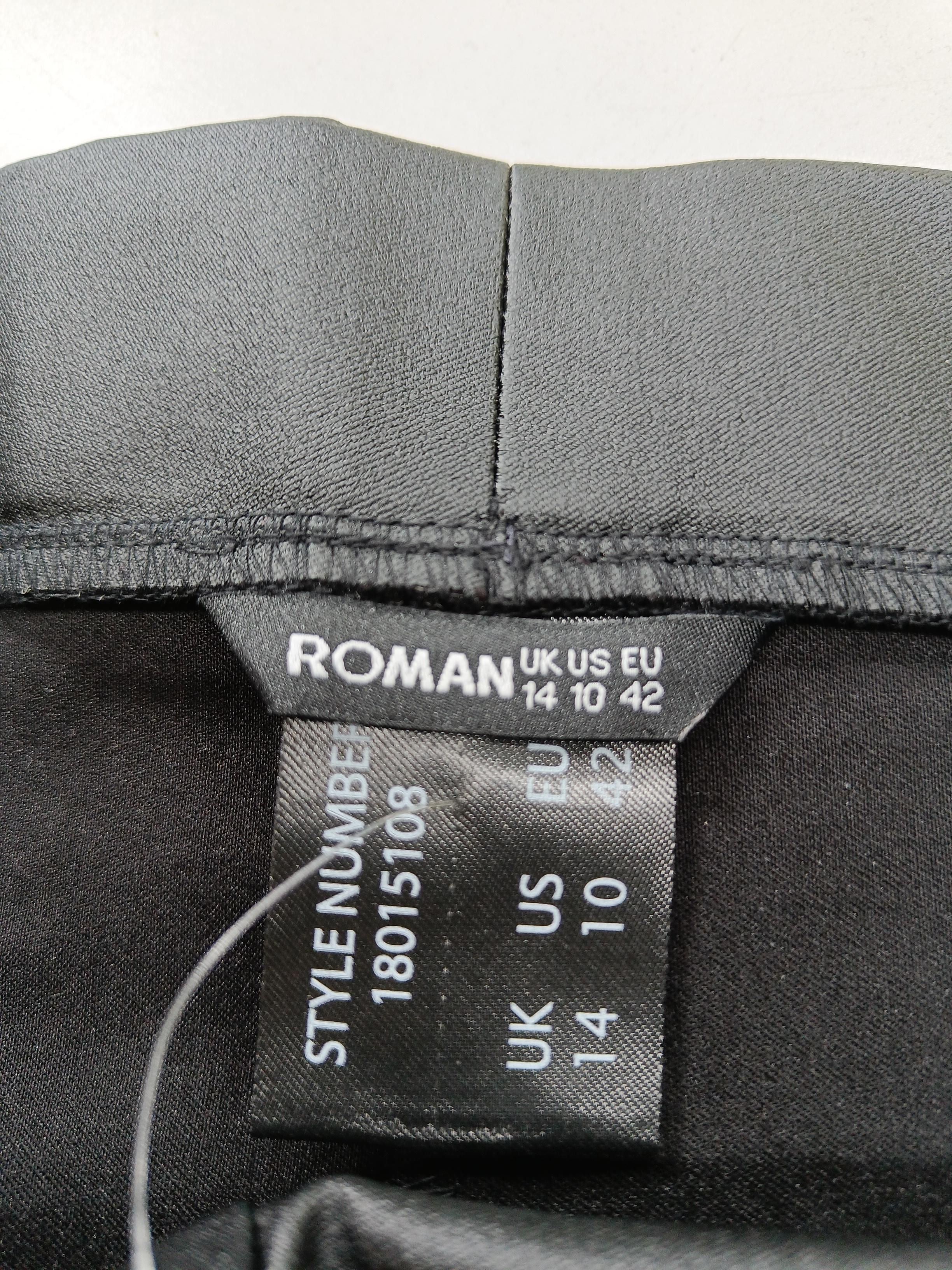Roman Originals Women's Leggings UK 14 Black Viscose - Image 5