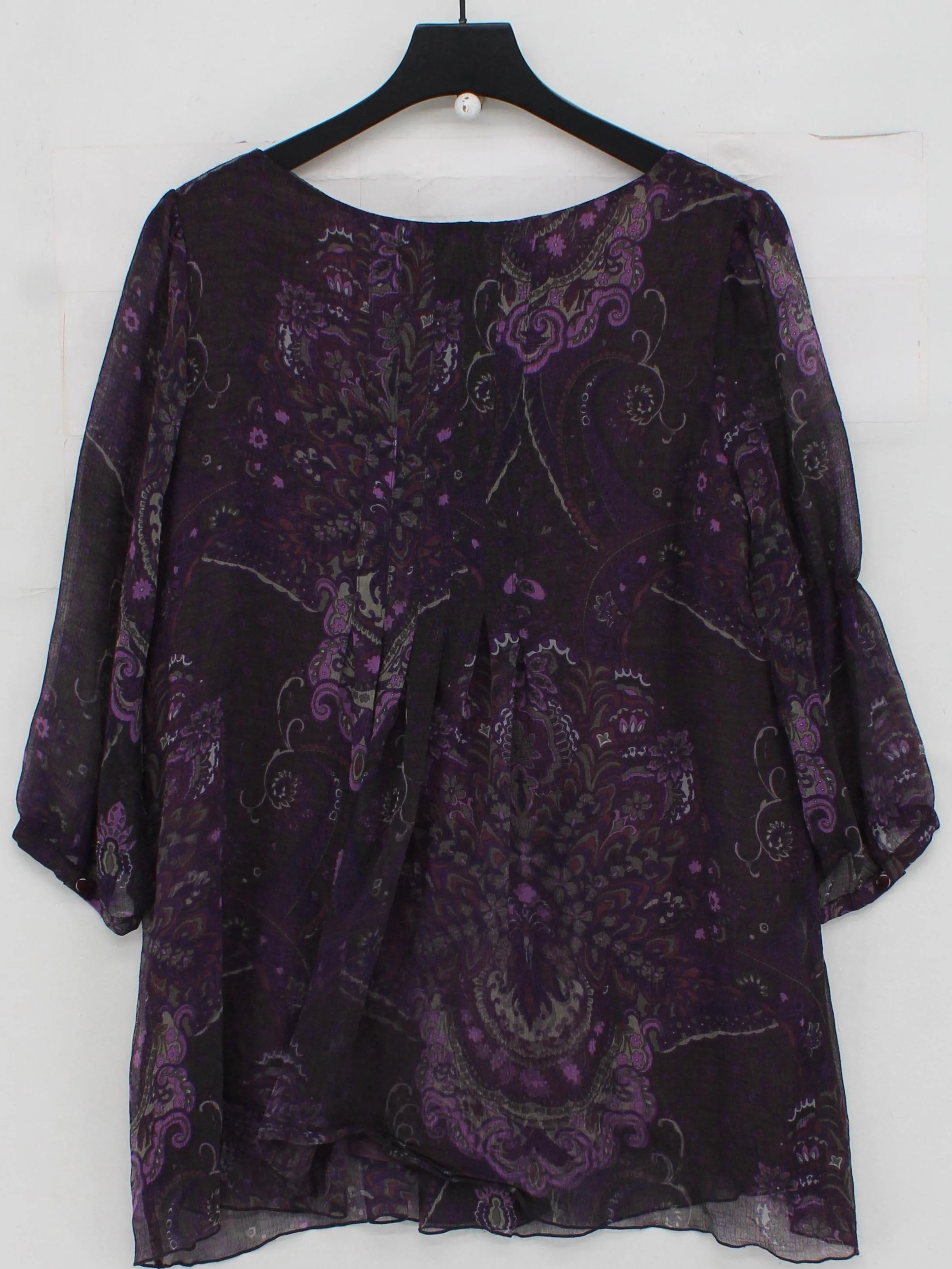 Roman Originals Women's Top UK 16 Purple 100% Other Tunic - Image 2