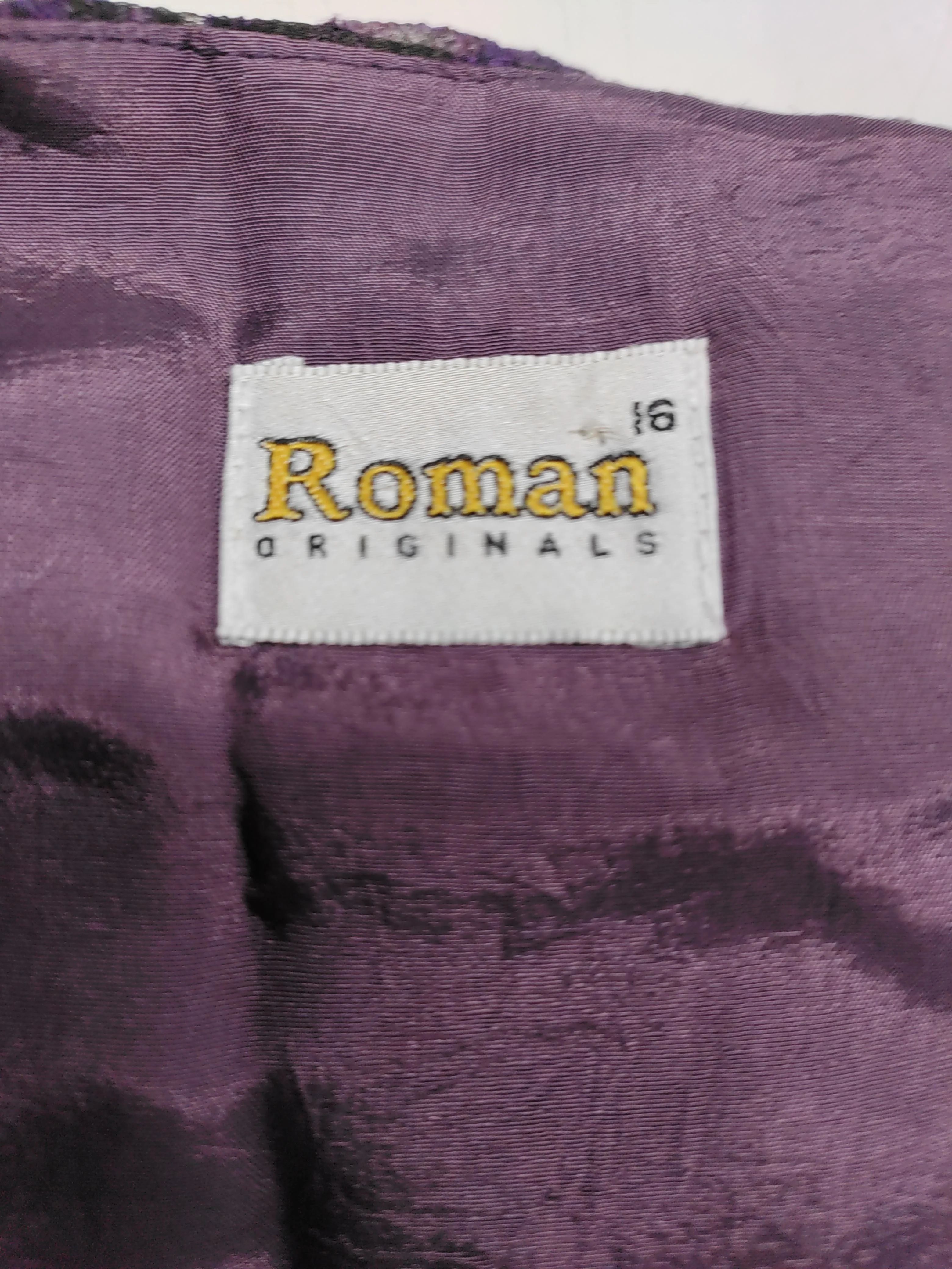 Roman Originals Women's Top UK 16 Purple 100% Other Tunic - Image 5