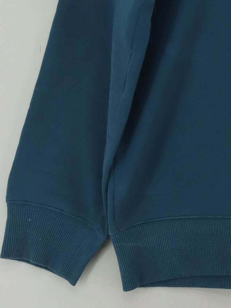 Ron Dorff Men's Hoodie L Blue Graphic Cotton with Polyester Pullover - Image 4