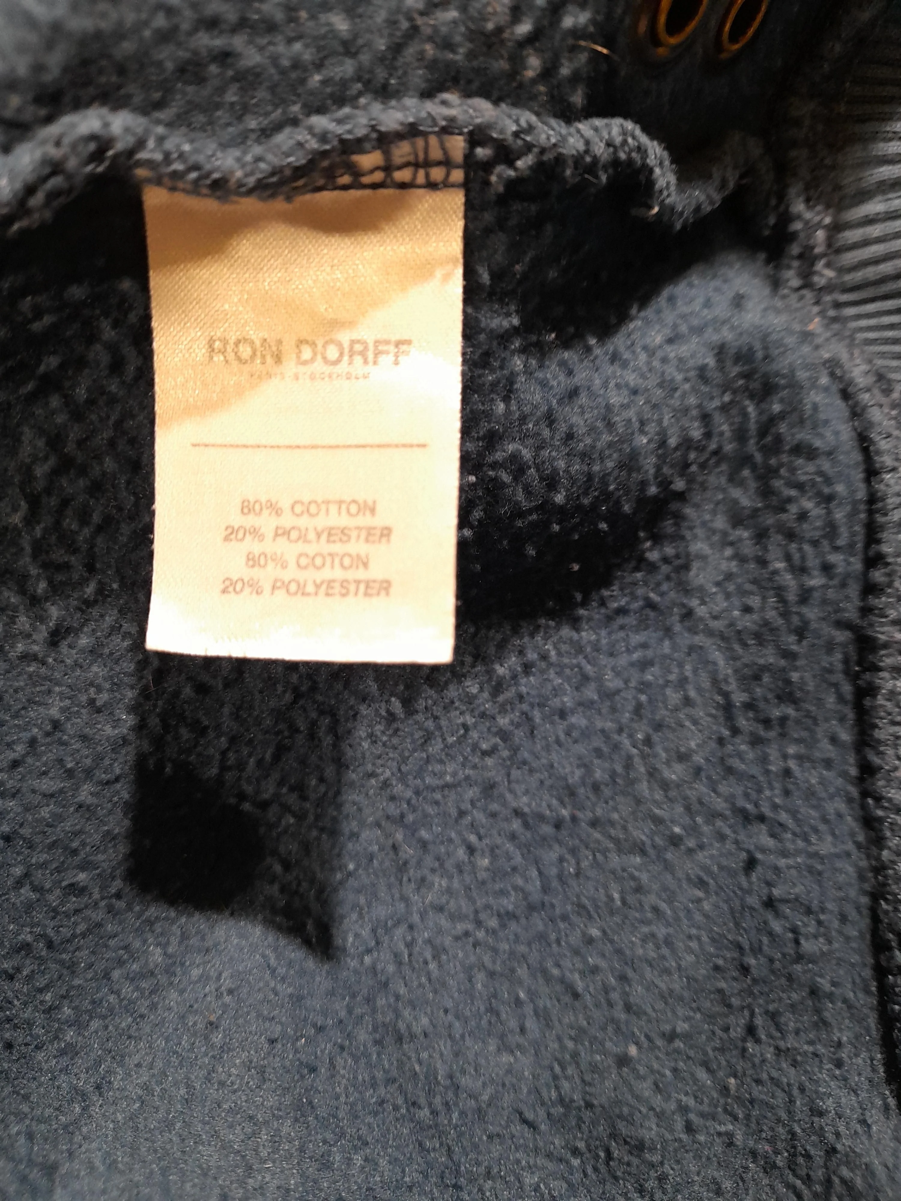 Ron Dorff Men's Hoodie L Blue Graphic Cotton with Polyester Pullover - Image 7