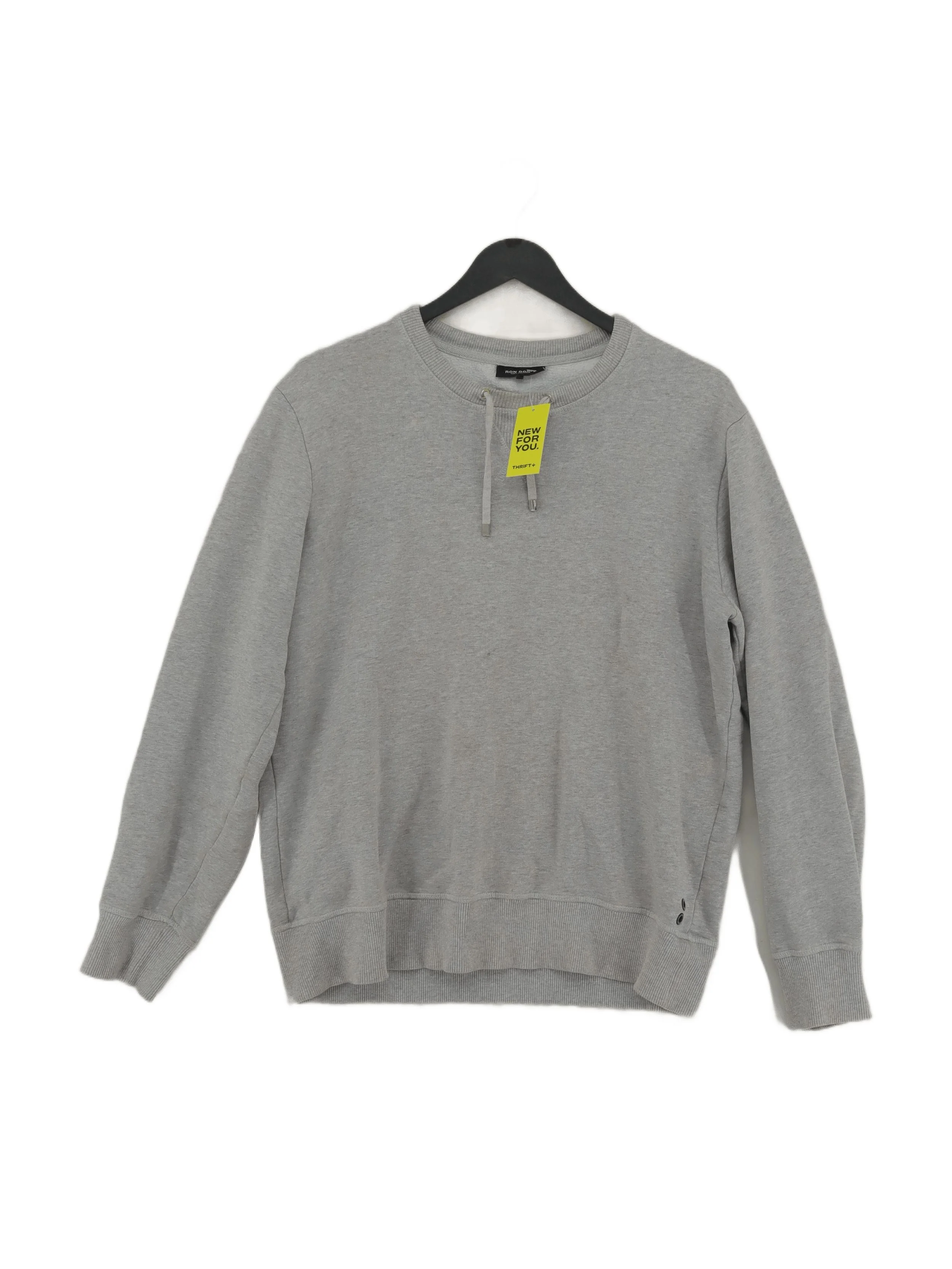 Ron Dorff Men's Hoodie M Grey 100% Other Pullover