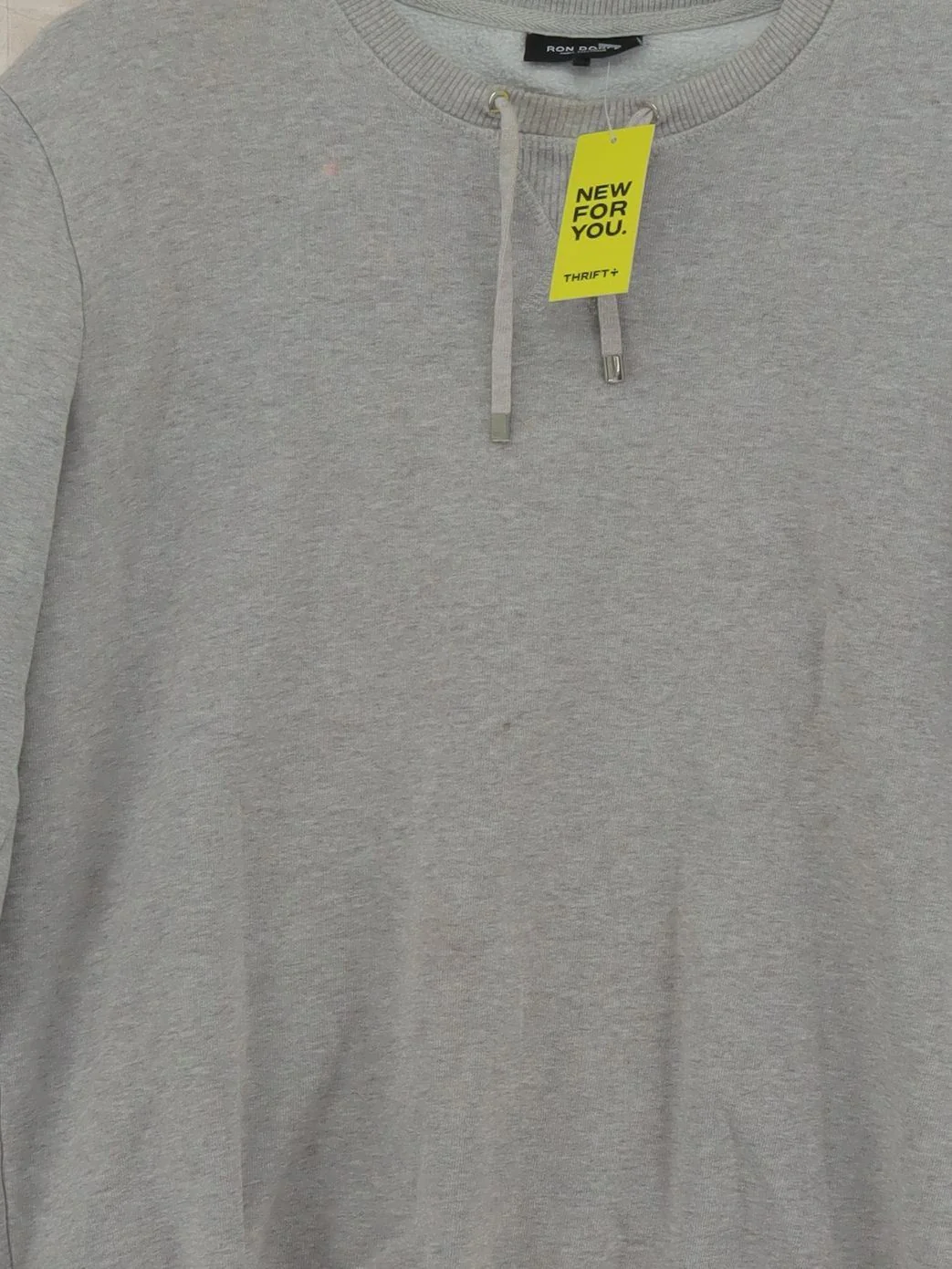 Ron Dorff Men's Hoodie M Grey 100% Other Pullover - Image 3
