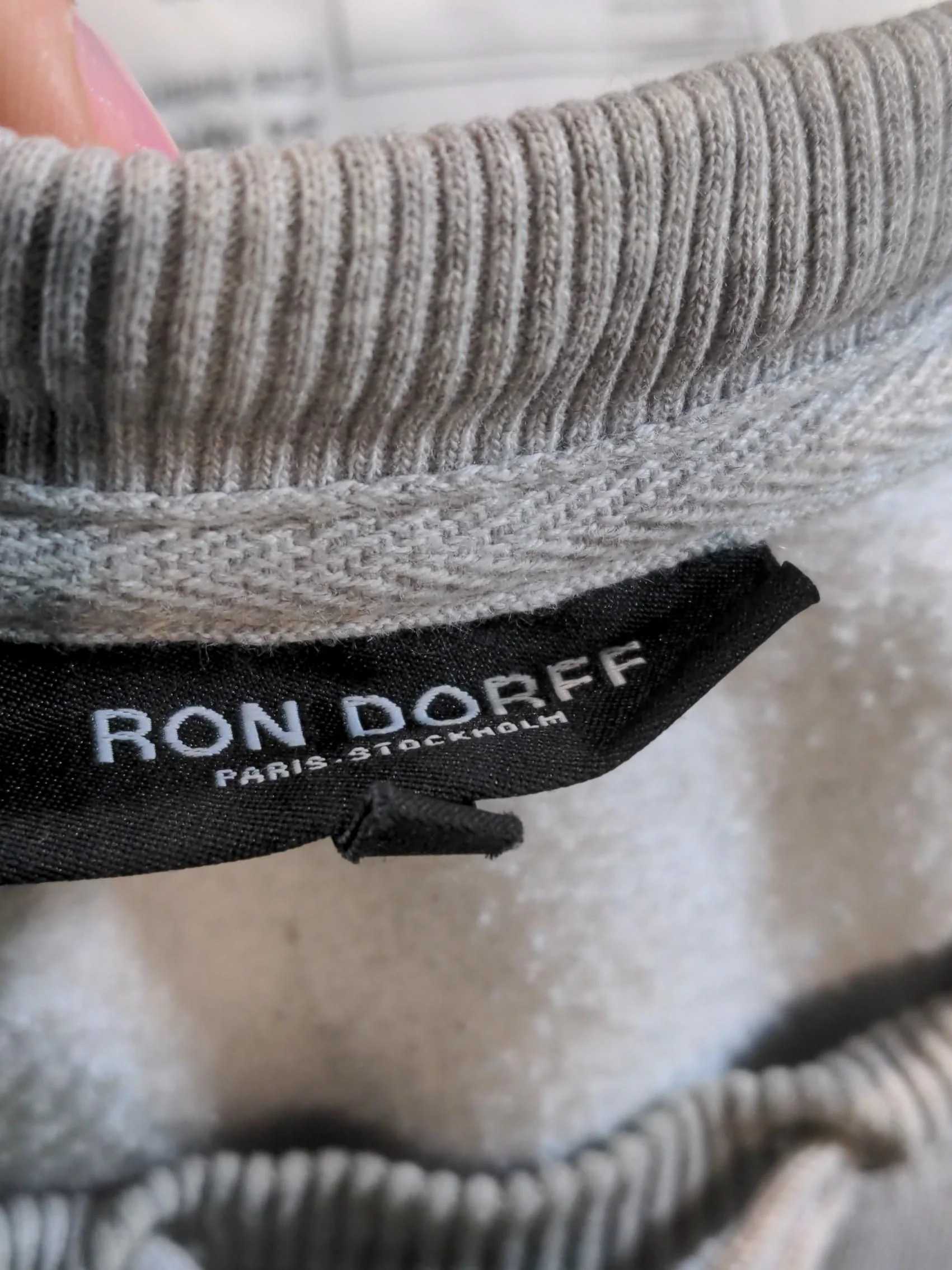 Ron Dorff Men's Hoodie M Grey 100% Other Pullover - Image 6