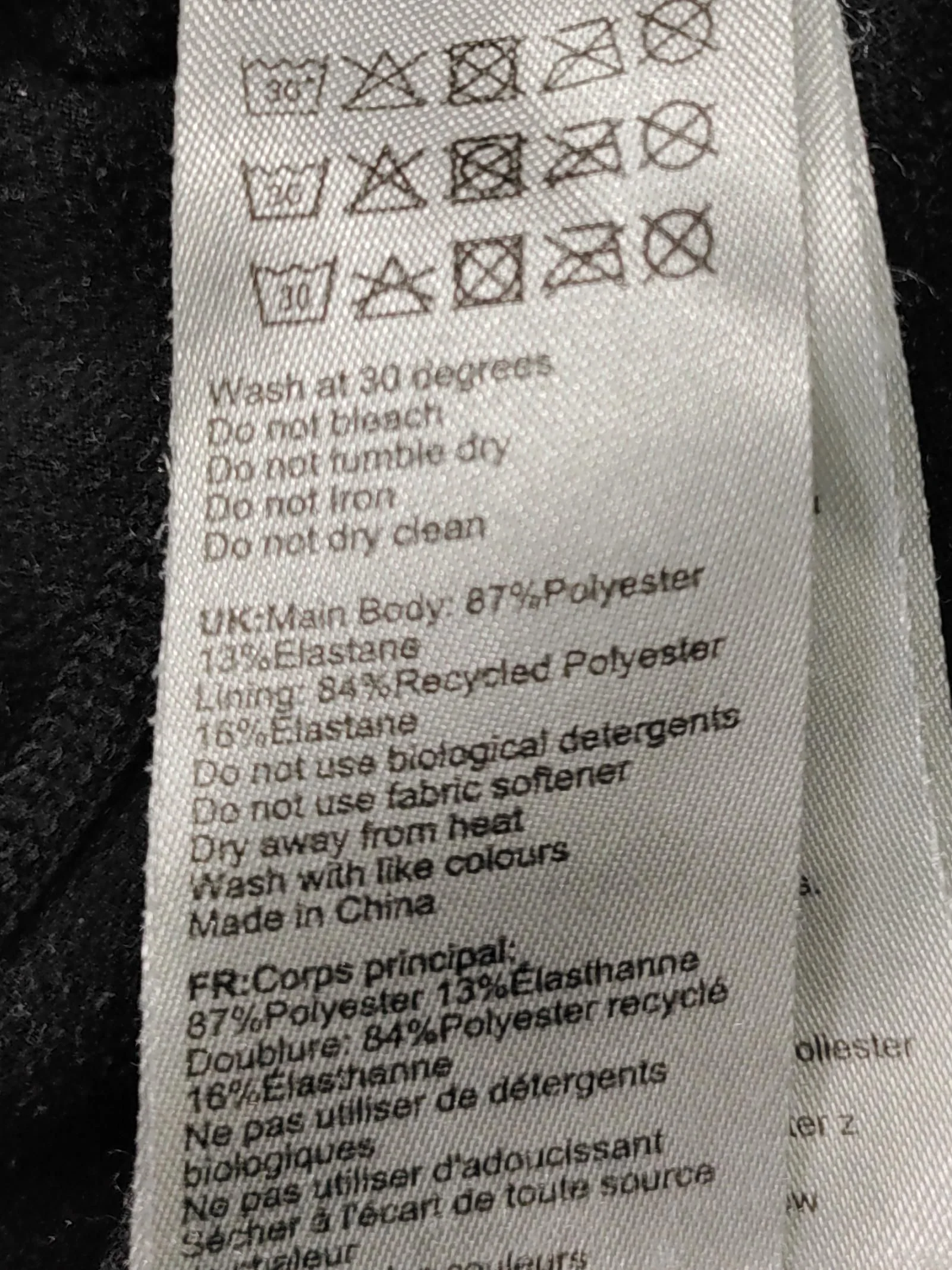 Ronhill Women's Leggings UK 12 Black Polyester with Elastane Full length - Image 7