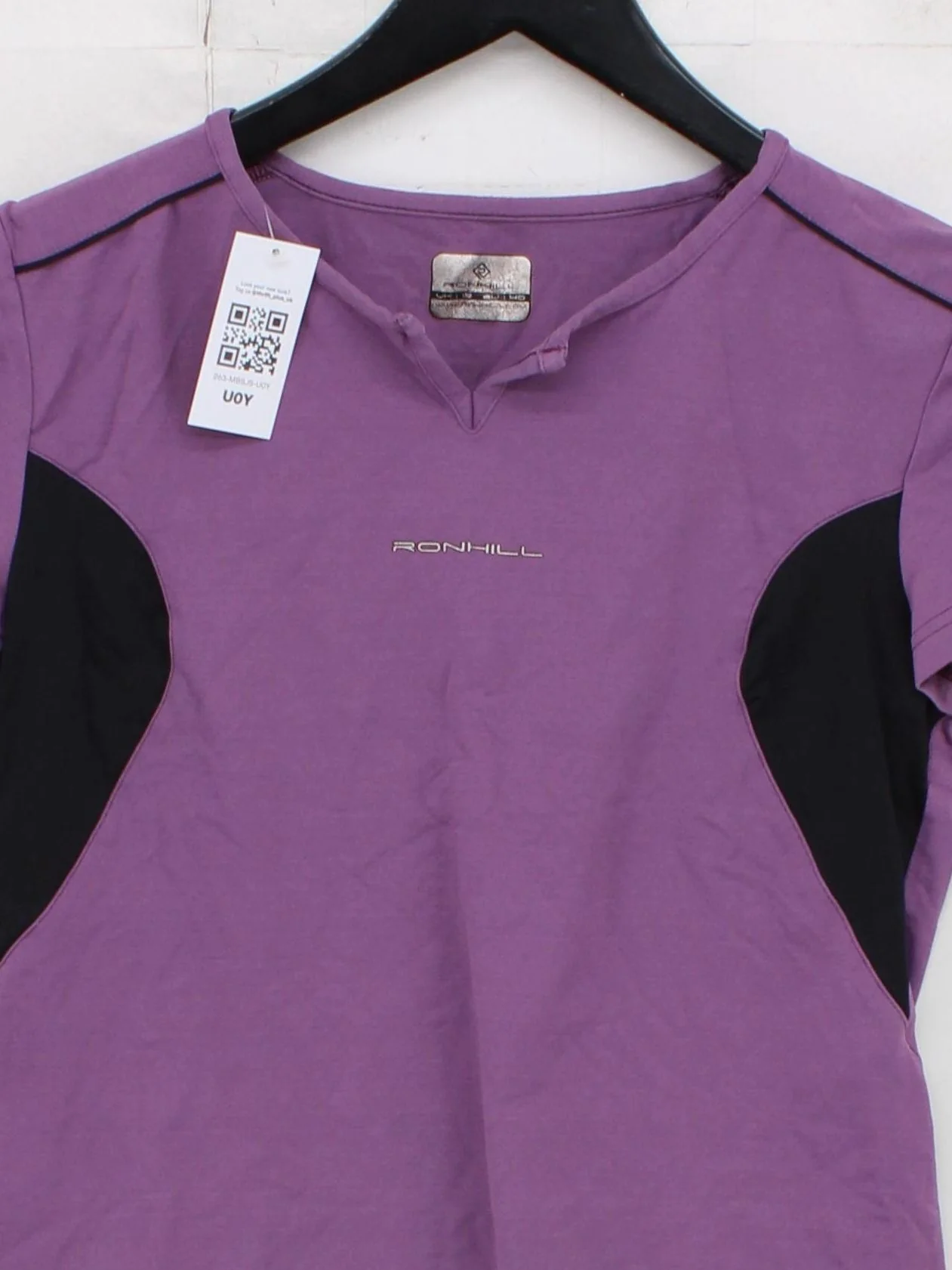 Ronhill Women's T-Shirt UK 12 Purple 100% Other Basic - Image 3
