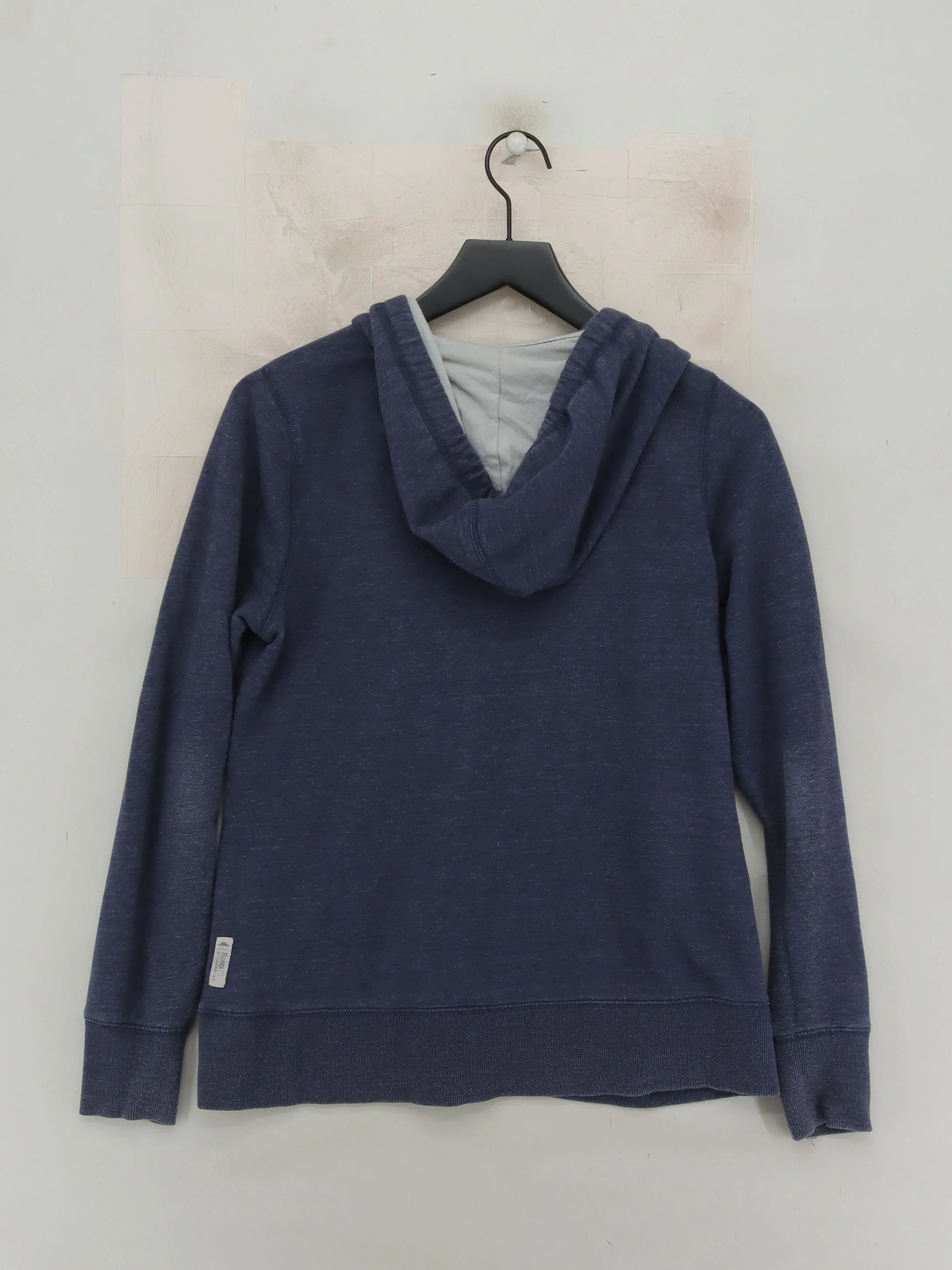 Roots73 Women's Hoodie L Blue 100% Cotton Pullover - Image 2
