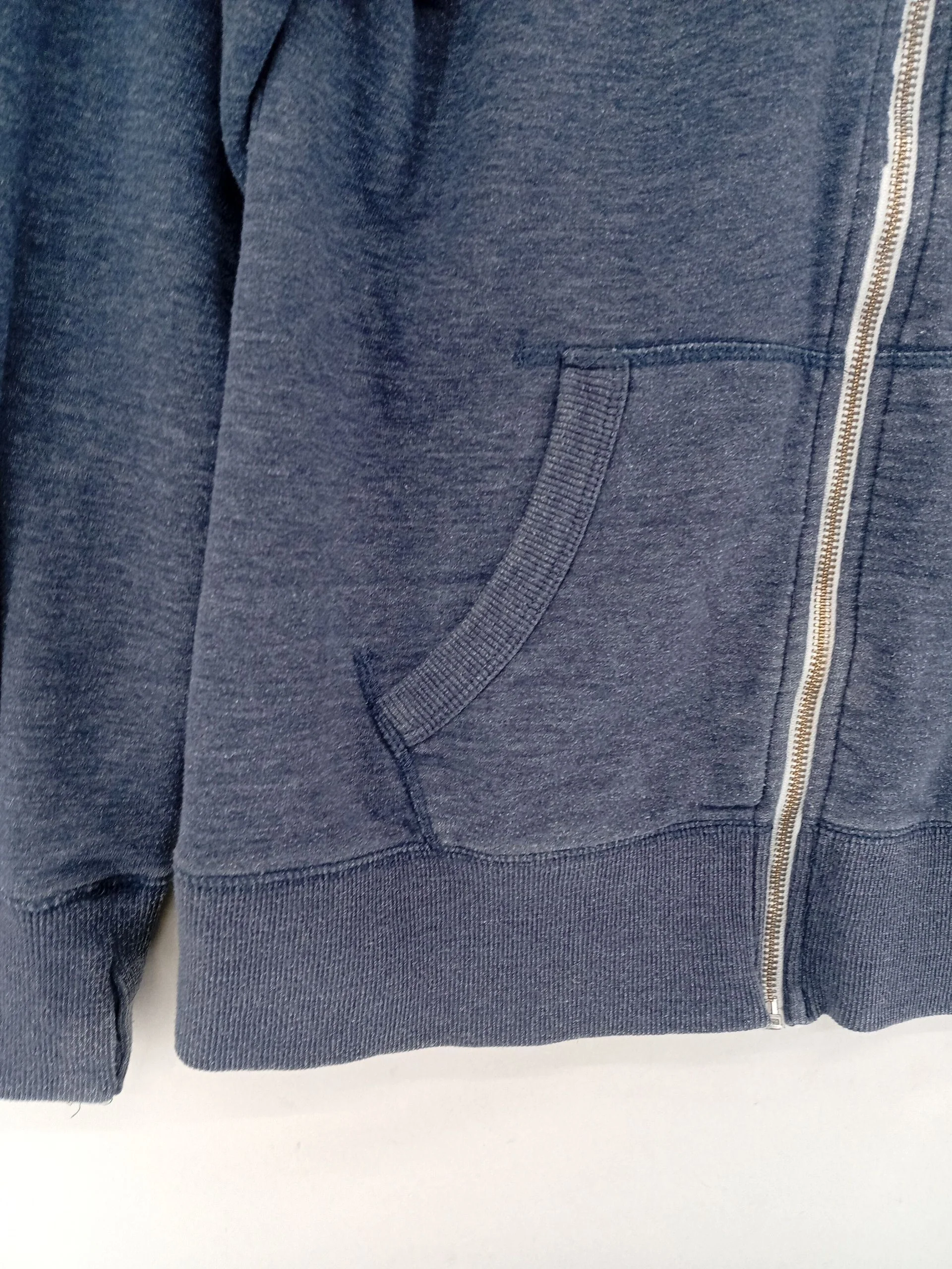 Roots73 Women's Hoodie L Blue 100% Cotton Pullover - Image 5