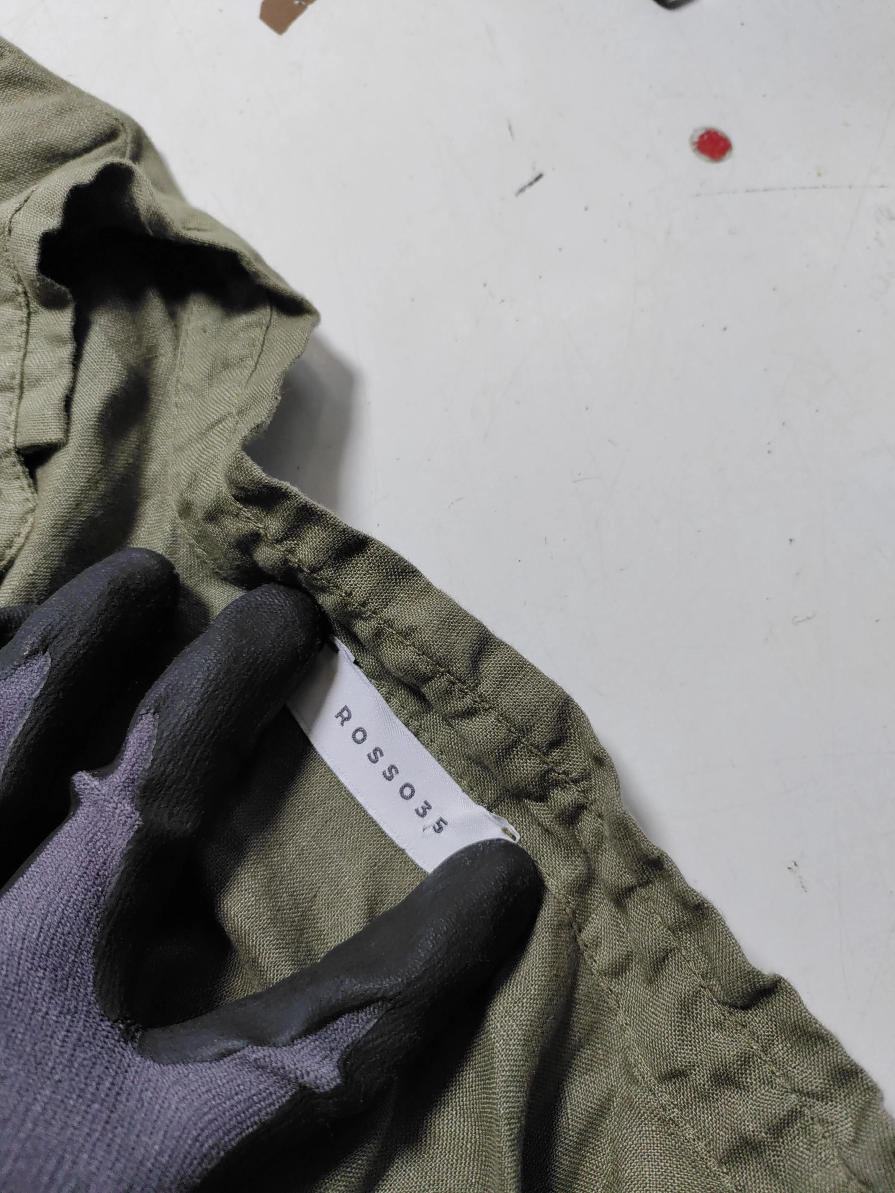 Rosso35 Shirt Mini Dress in Green - Image 5