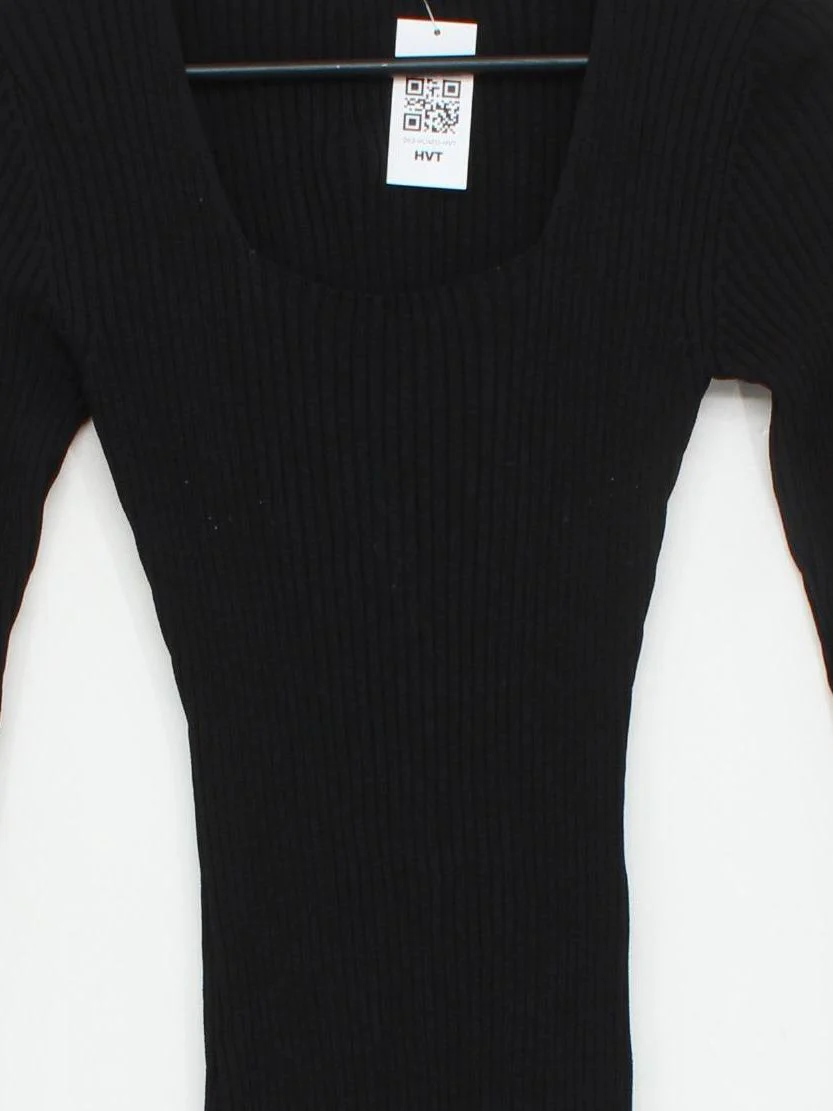 Ruby Bodycon Maxi Dress UK8 in Black - Image 3