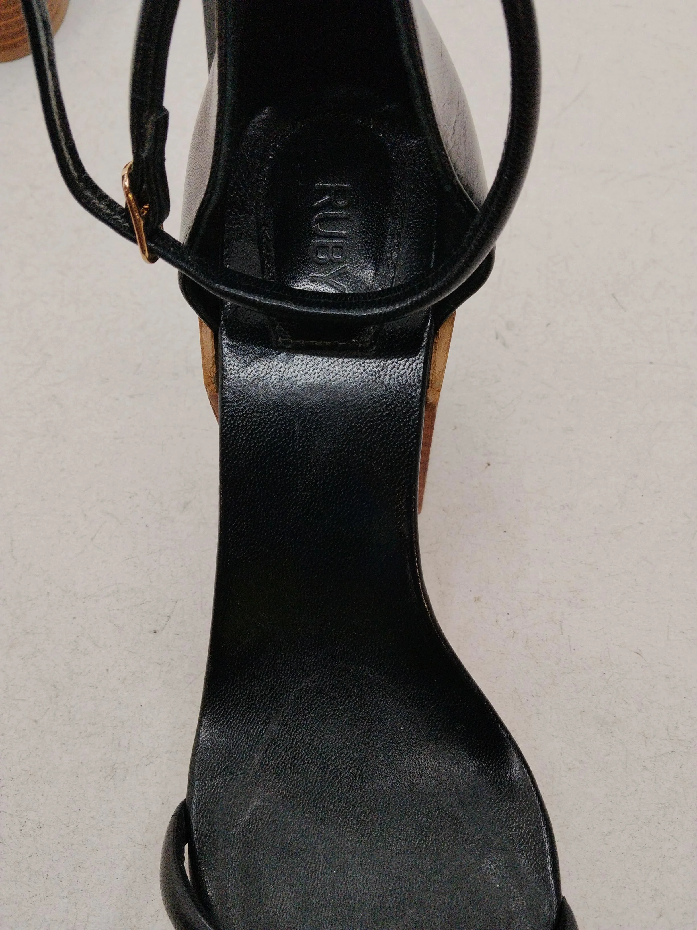 Ruby Women's Heels UK 6 Black 100% Leather Strappy - Image 6