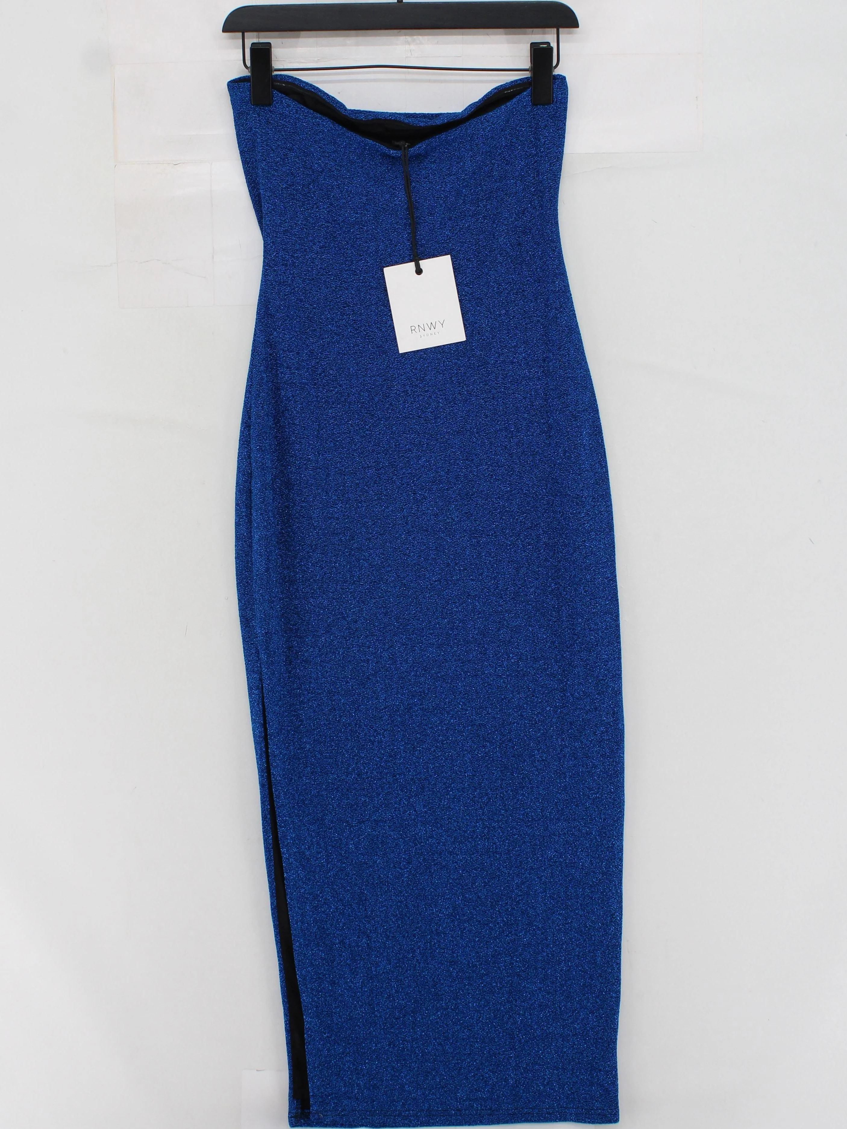 Runaway Bodycon Midi Dress UK10 in Blue - Image 2